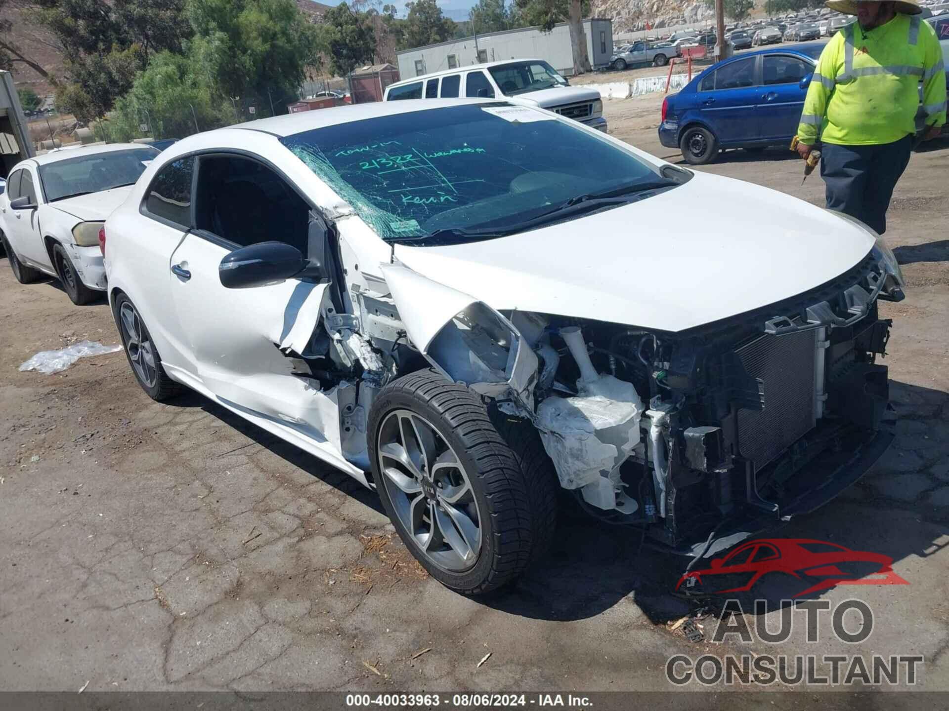KIA FORTE KOUP 2016 - KNAFZ6A35G5657866