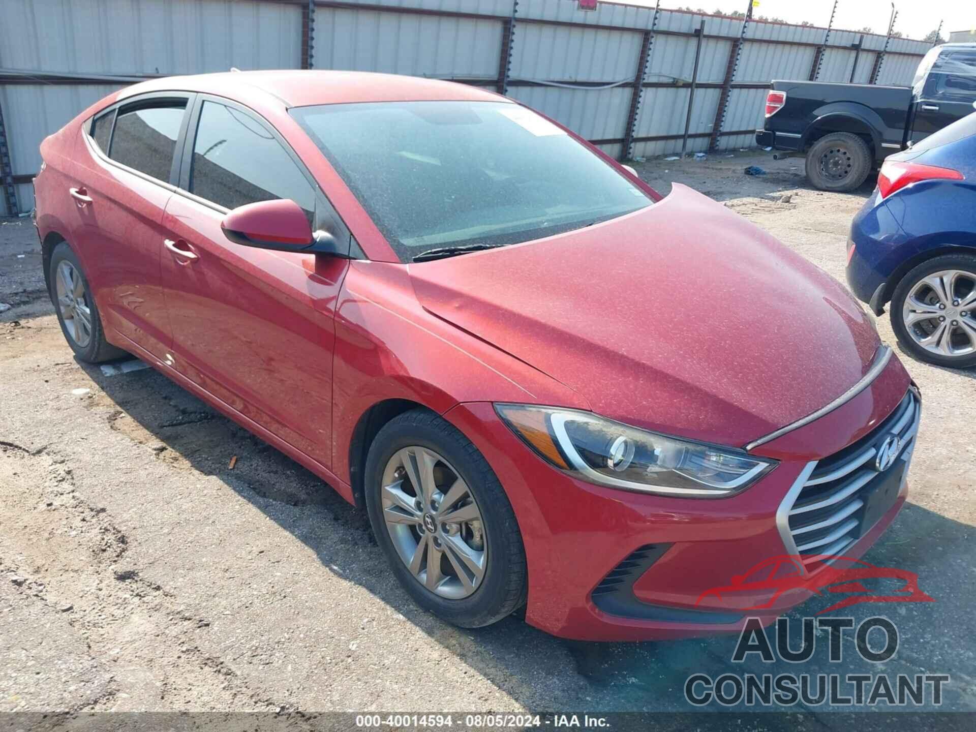 HYUNDAI ELANTRA 2017 - 5NPD84LF4HH042719