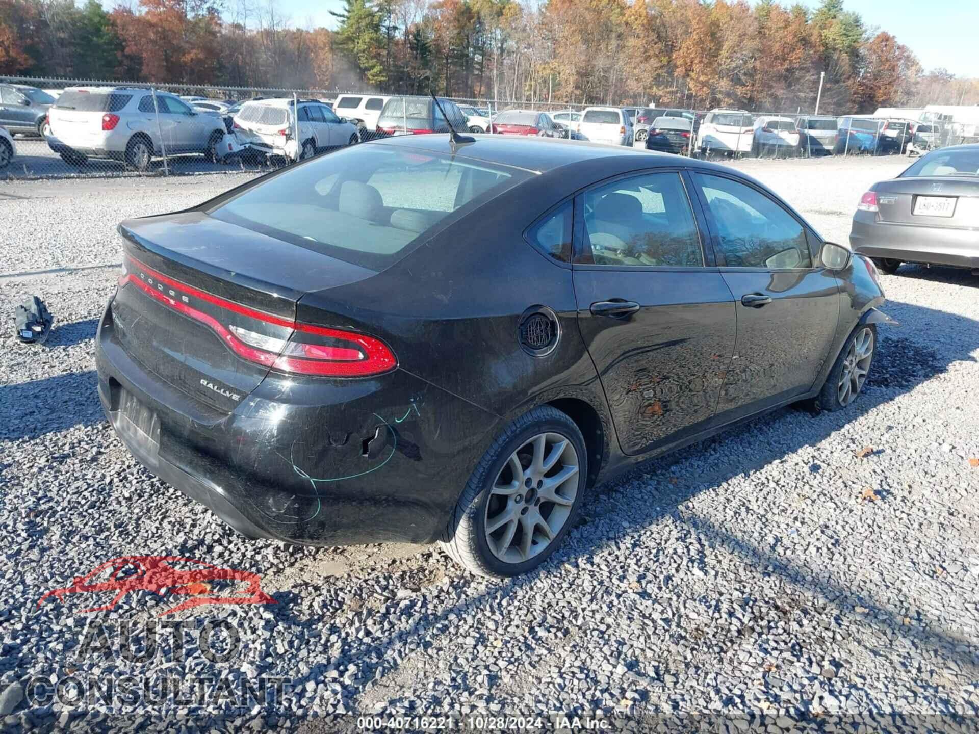 DODGE DART 2013 - 1C3CDFBA4DD118470