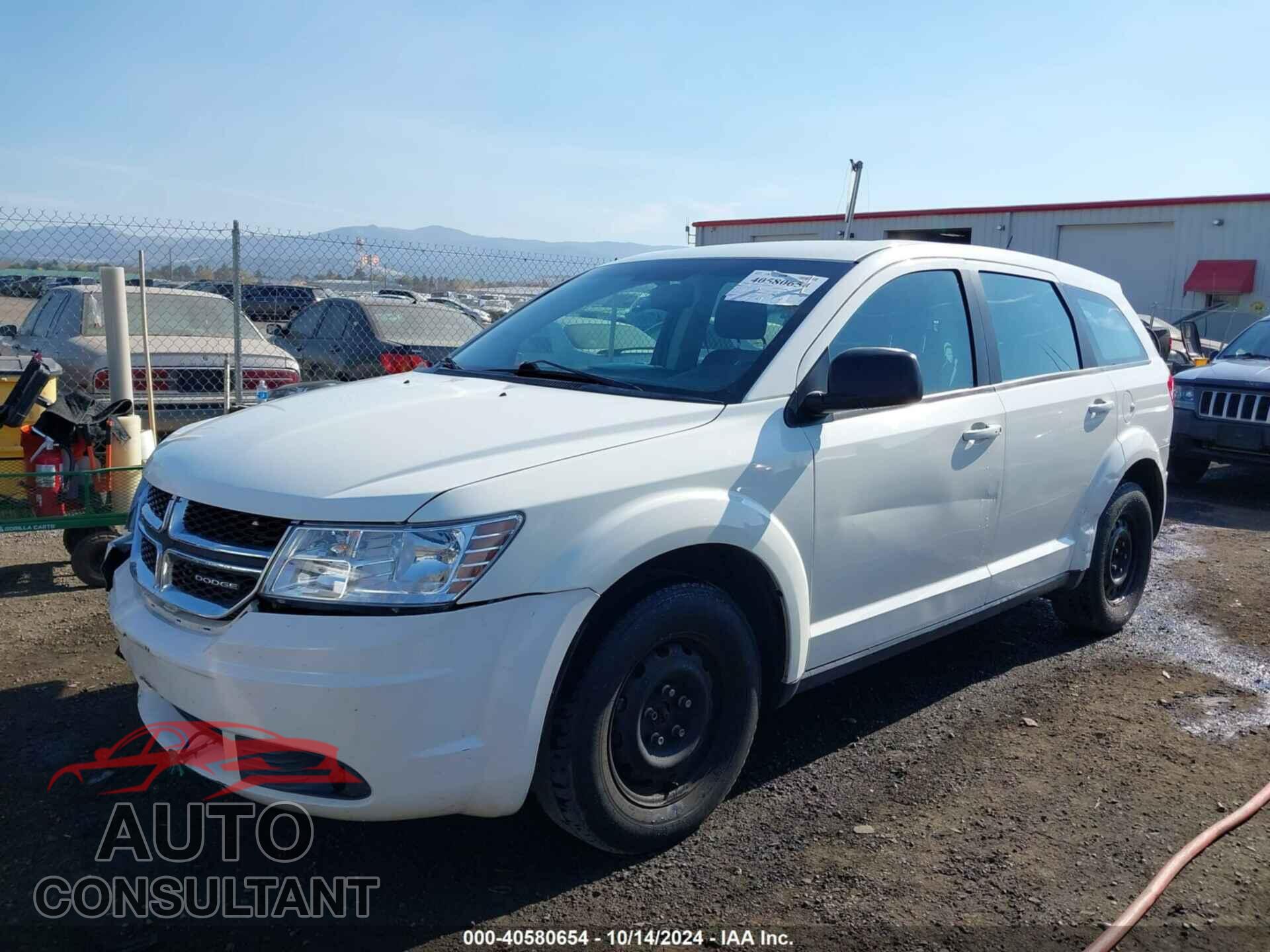 DODGE JOURNEY 2012 - 3C4PDCAB8CT203665