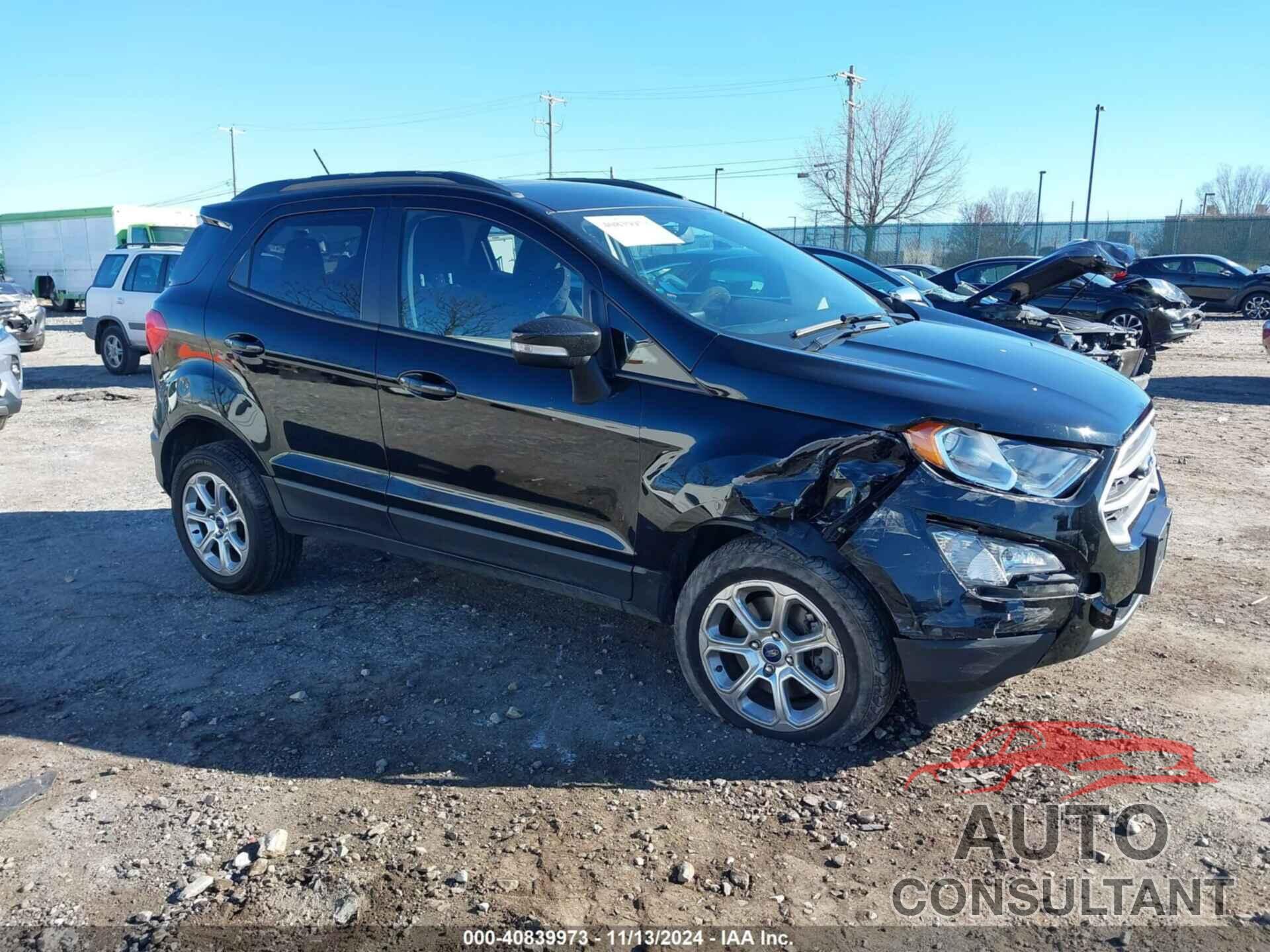 FORD ECOSPORT 2019 - MAJ6S3GL6KC286112