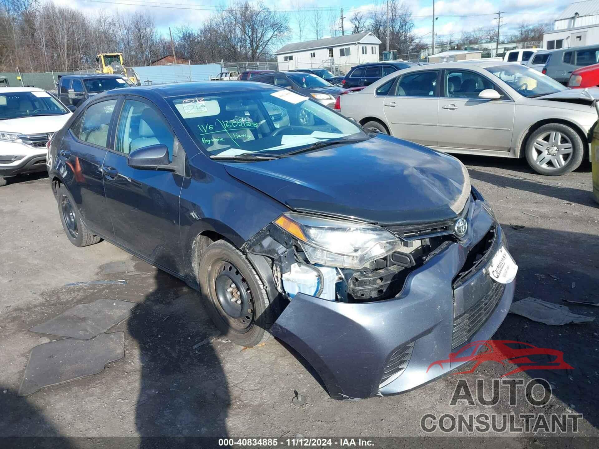 TOYOTA COROLLA 2016 - 2T1BURHE9GC592337