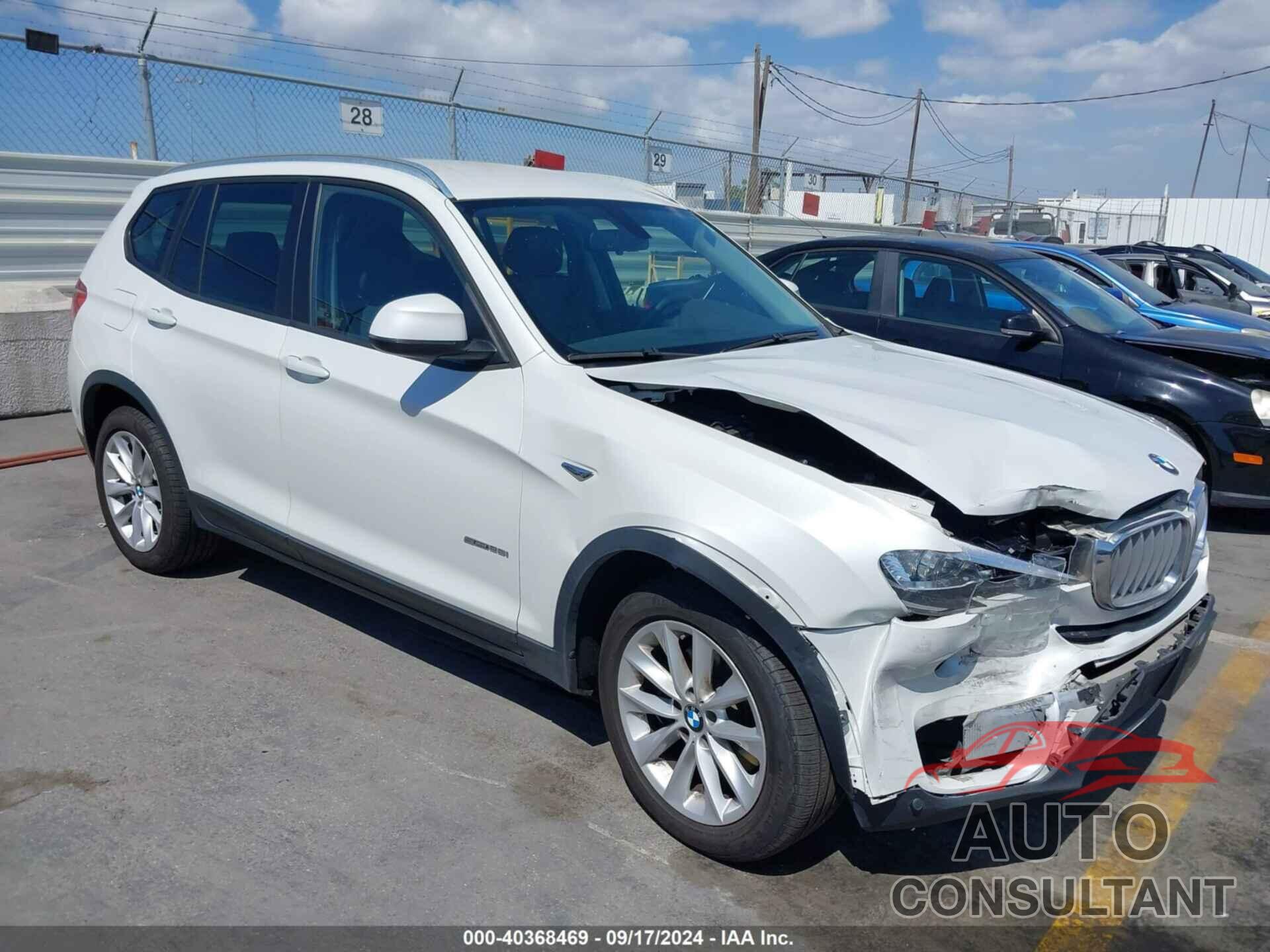 BMW X3 2016 - 5UXWZ7C50G0R32840