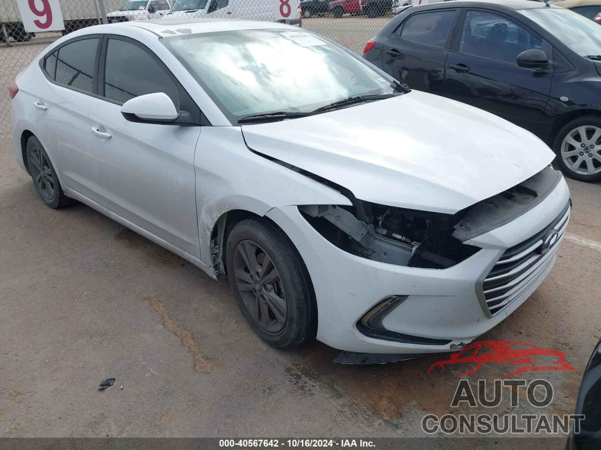 HYUNDAI ELANTRA 2018 - 5NPD84LFXJH297624