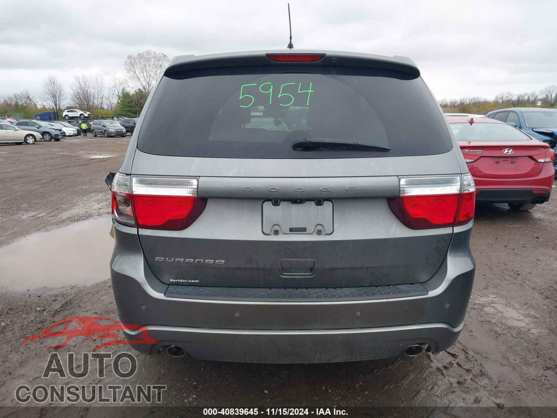 DODGE DURANGO 2013 - 1C4RDHAG0DC575063