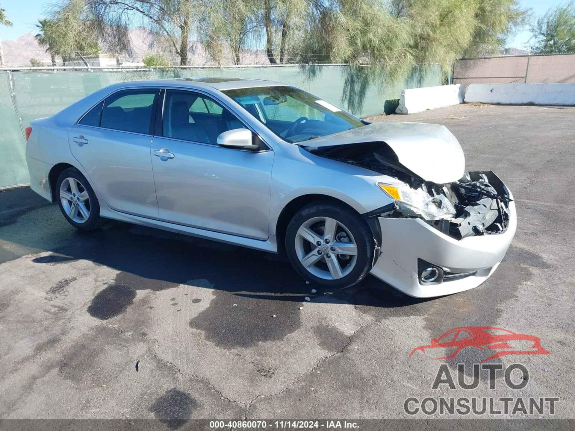 TOYOTA CAMRY 2012 - 4T1BF1FK3CU180072