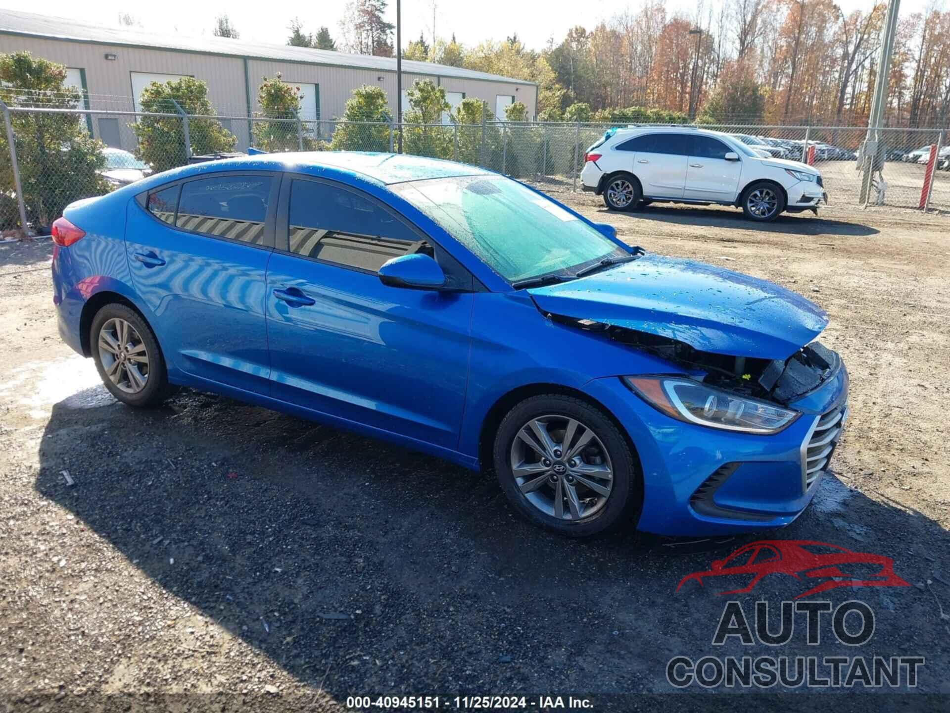 HYUNDAI ELANTRA 2018 - 5NPD84LF3JH231836