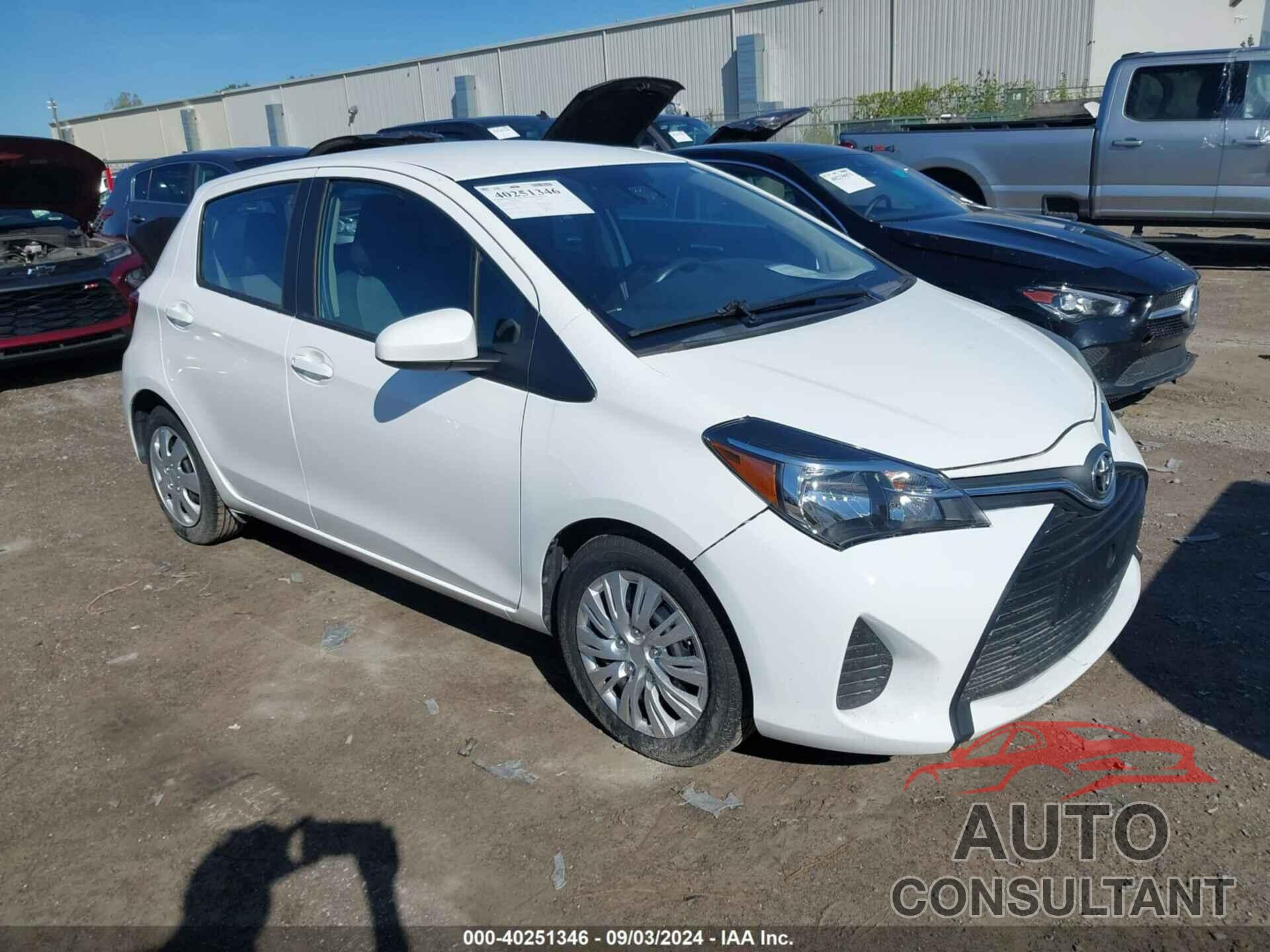 TOYOTA YARIS 2017 - VNKKTUD35HA081960