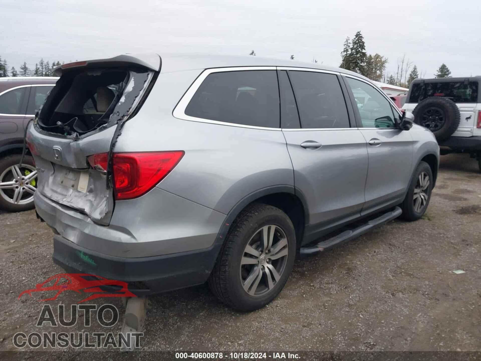 HONDA PILOT 2017 - 5FNYF6H35HB029770