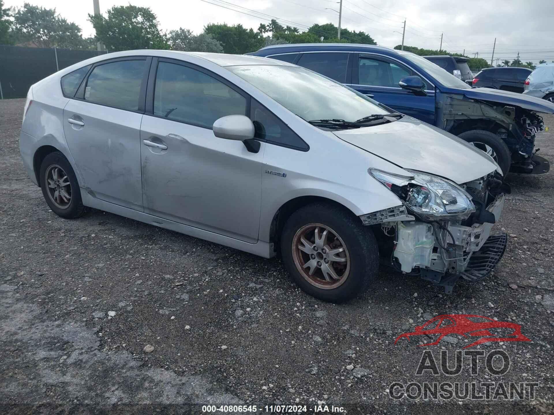 TOYOTA PRIUS 2010 - JTDKN3DU3A0060302