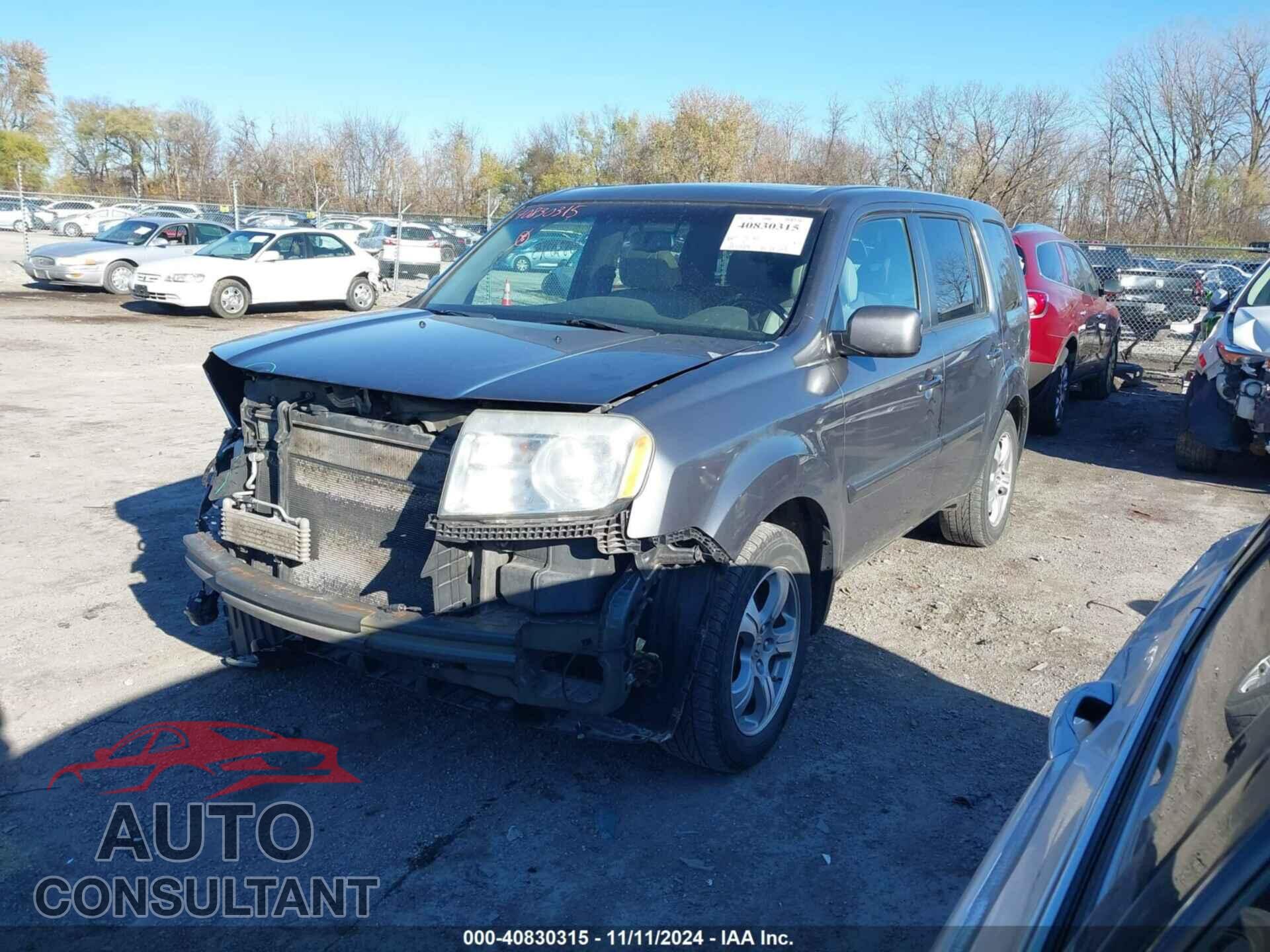 HONDA PILOT 2012 - 5FNYF4H67CB068805