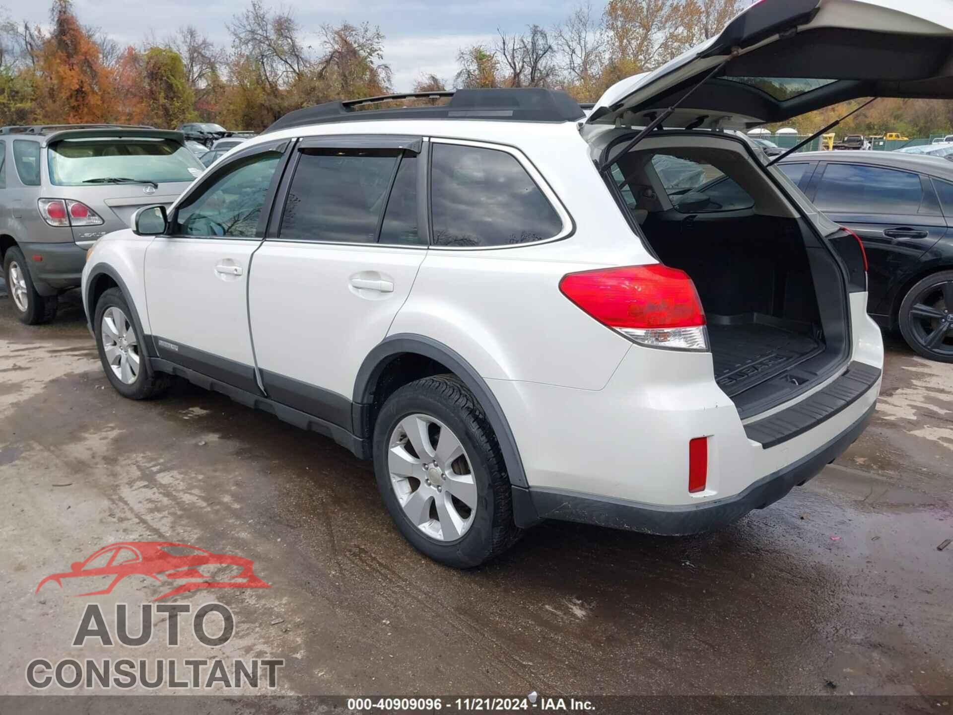 SUBARU OUTBACK 2011 - 4S4BRBCC8B3435152