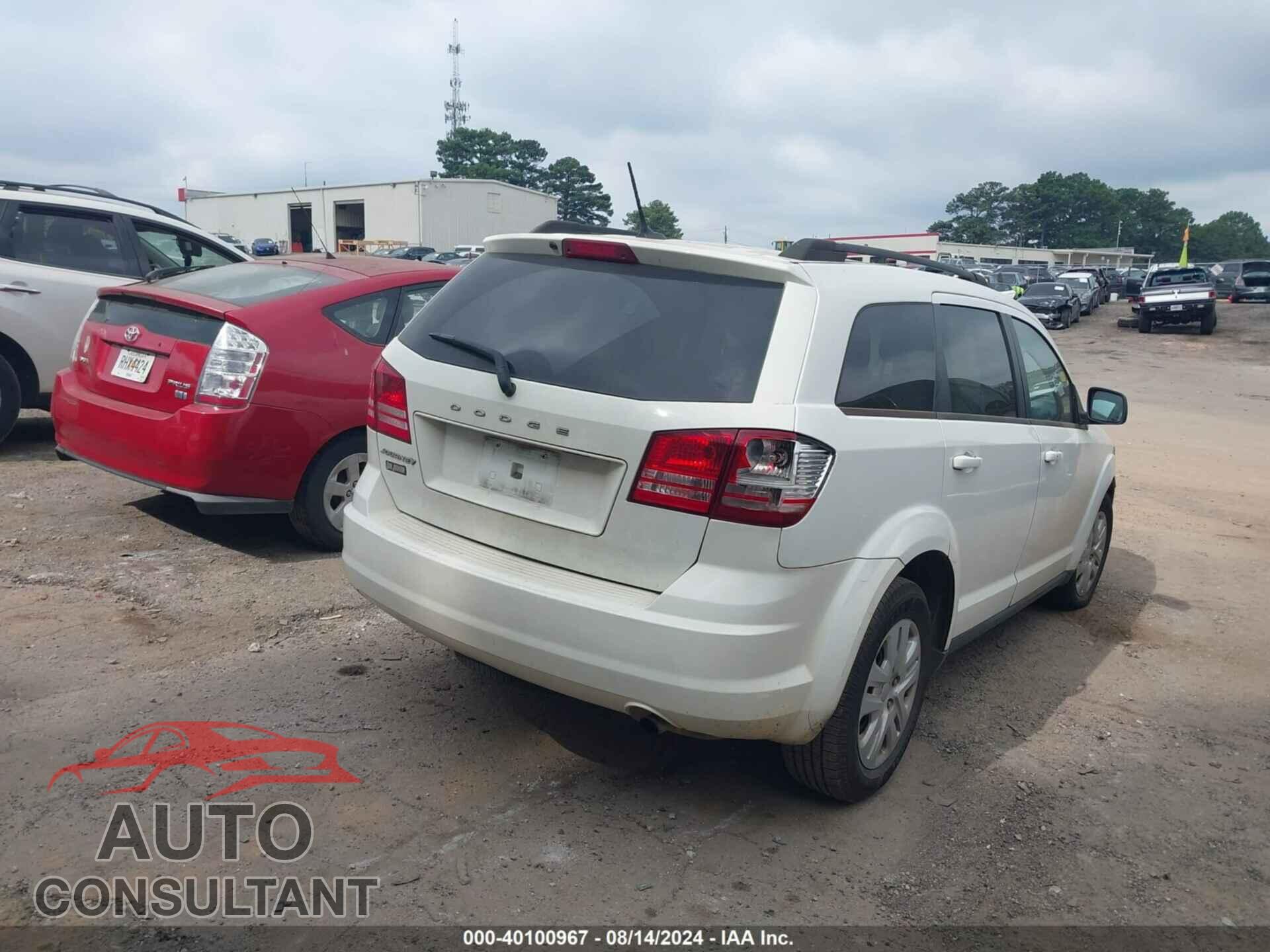 DODGE JOURNEY 2017 - 3C4PDCAB8HT519493