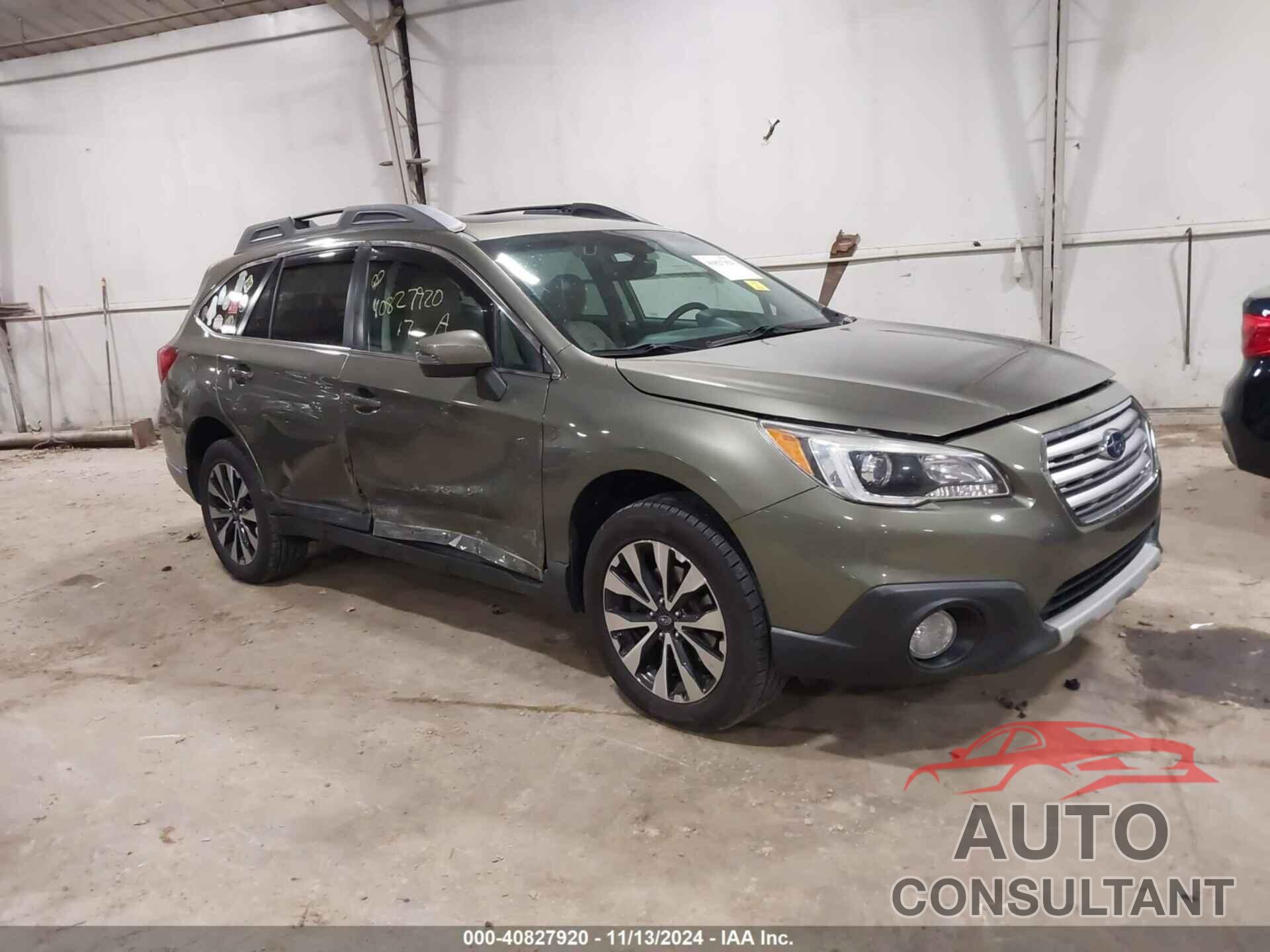 SUBARU OUTBACK 2017 - 4S4BSANC0H3343330