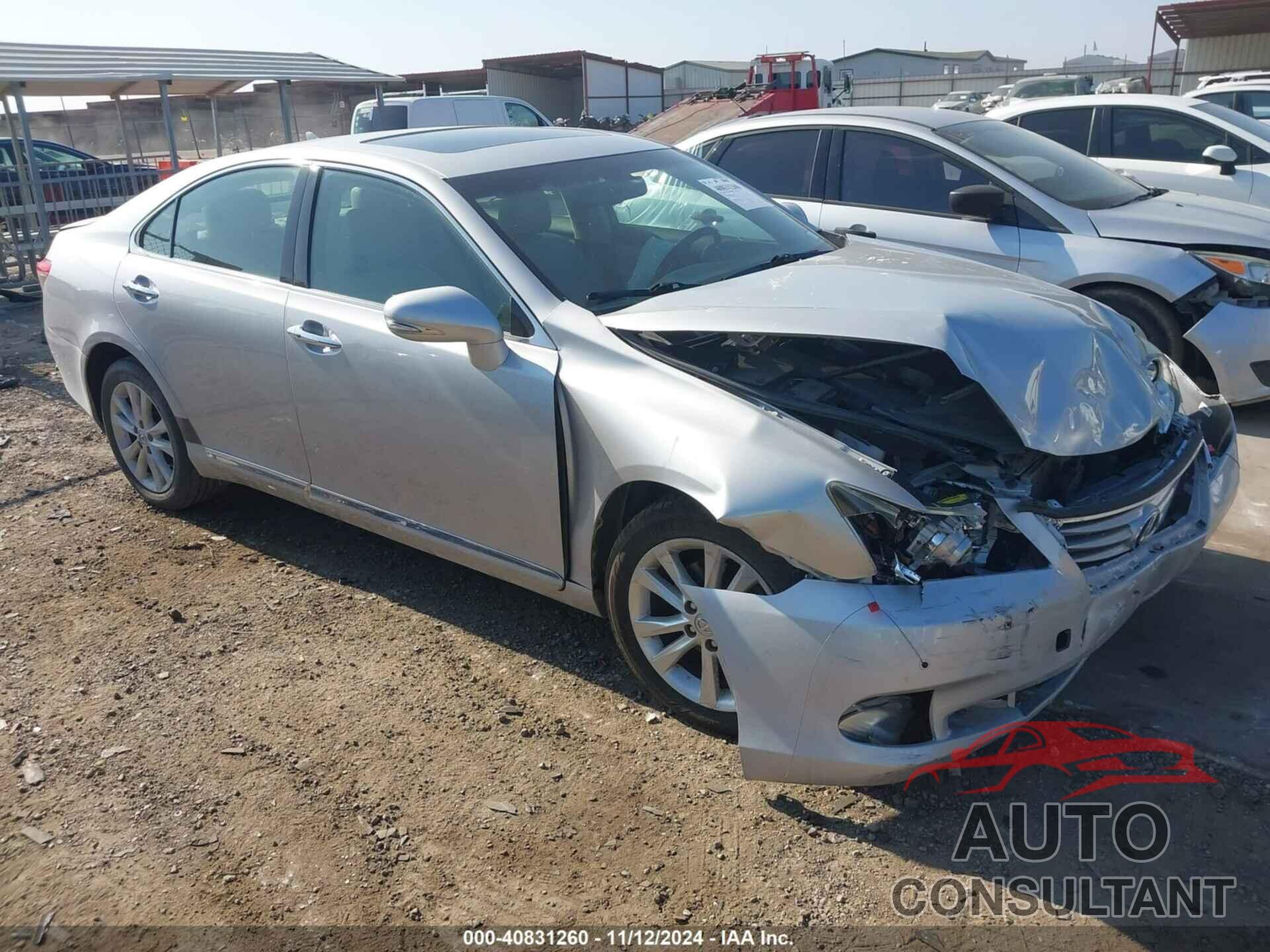 LEXUS ES 350 2012 - JTHBK1EG6C2473486