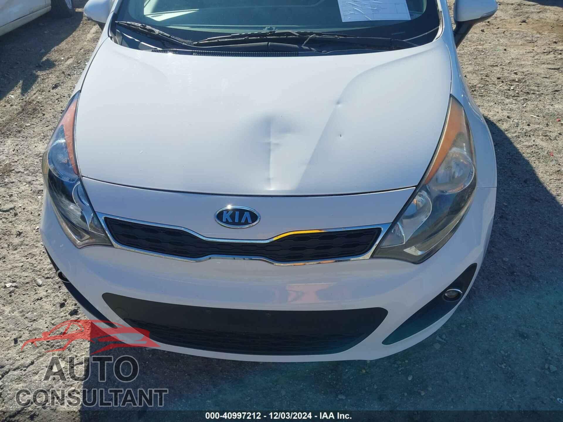KIA RIO5 2012 - KNADN5A31C6024637