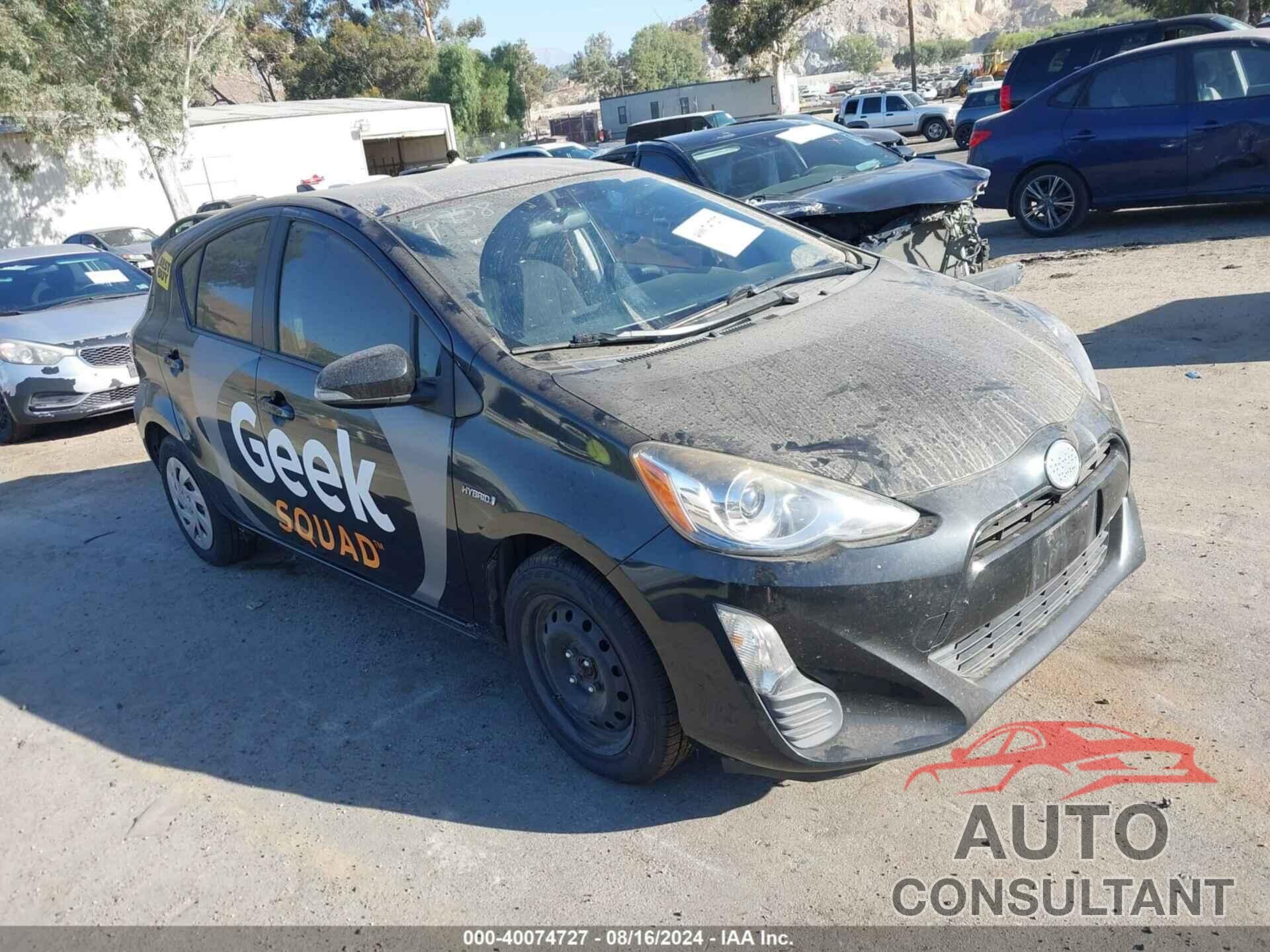 TOYOTA PRIUS C 2016 - JTDKDTB3XG1119765