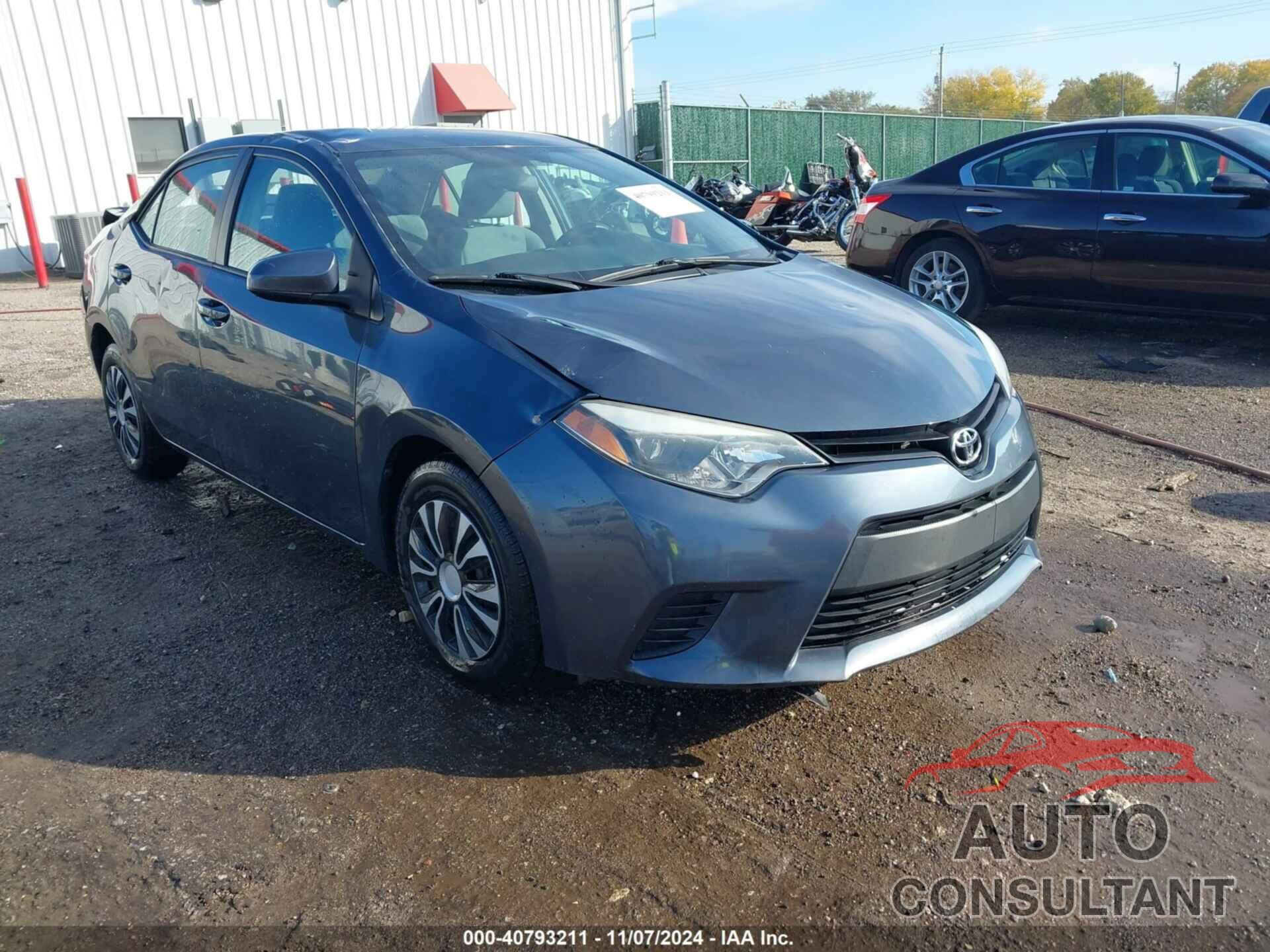 TOYOTA COROLLA 2015 - 2T1BURHE6FC392353