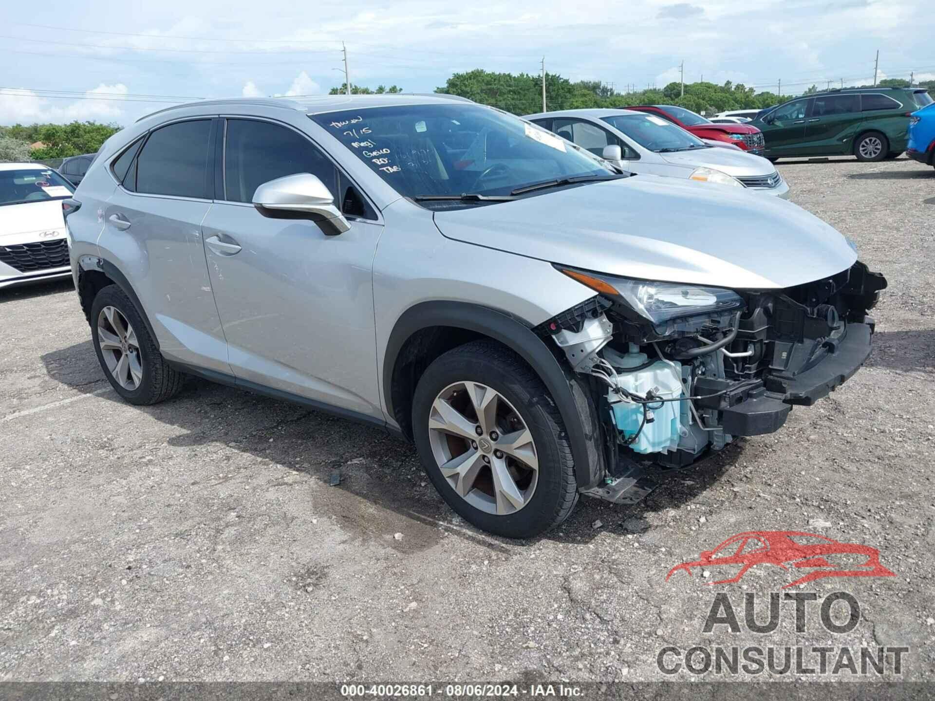 LEXUS NX 200T 2017 - JTJYARBZ6H2081941