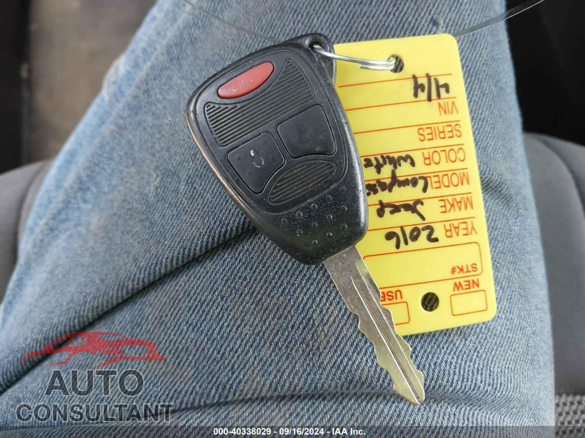 JEEP COMPASS 2016 - 1C4NJDBBXGD781069