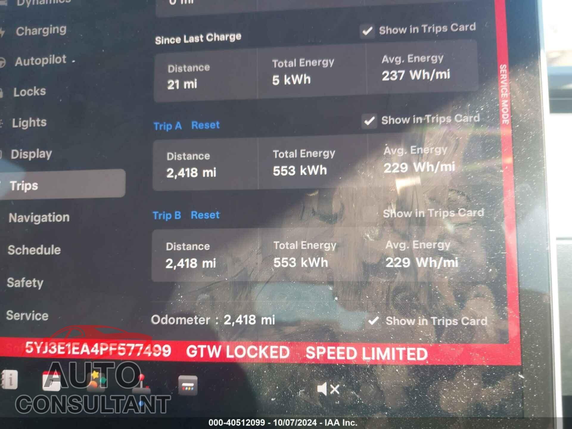 TESLA MODEL 3 2023 - 5YJ3E1EA4PF577499