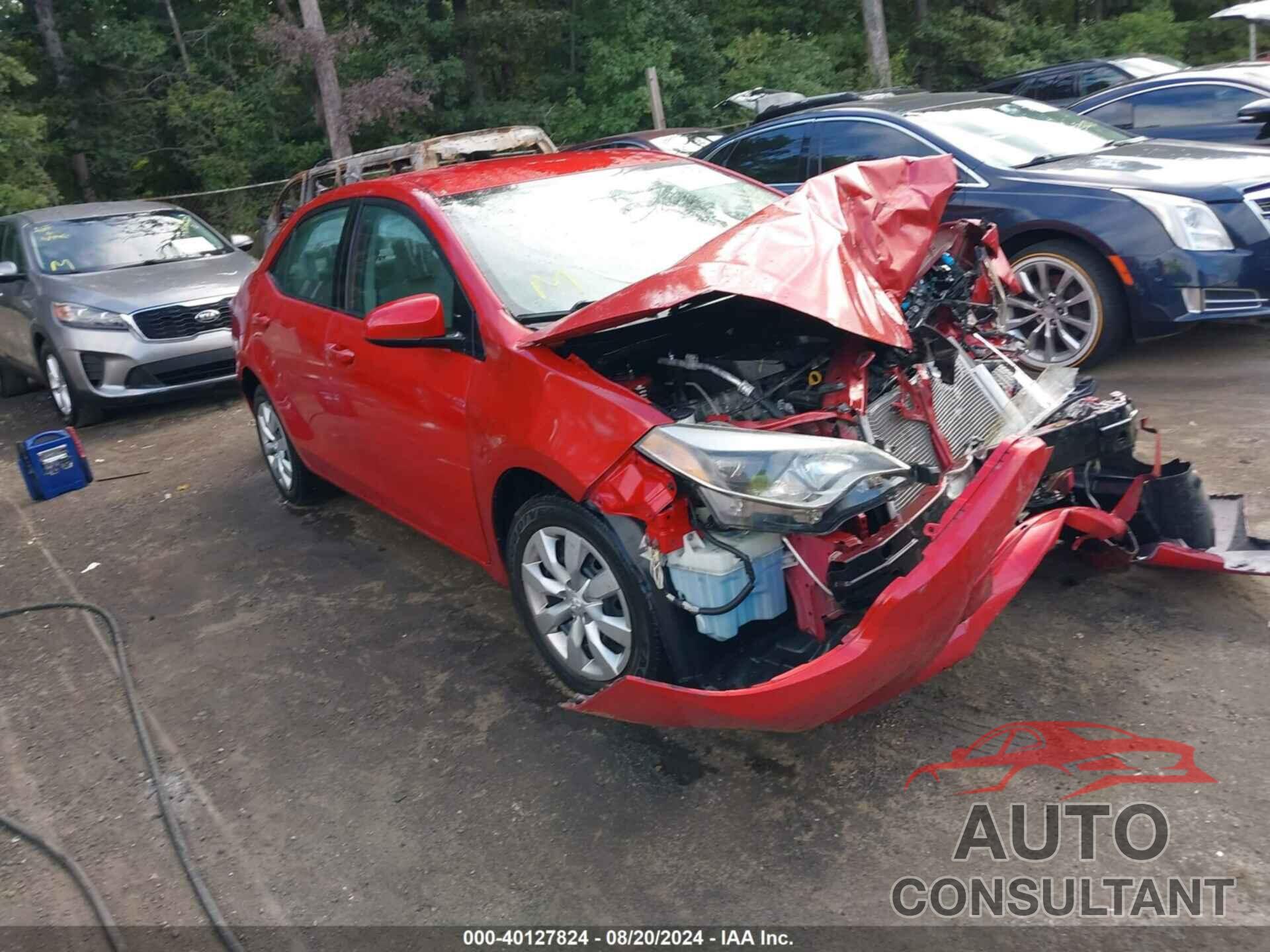 TOYOTA COROLLA 2016 - 2T1BURHE9GC499429