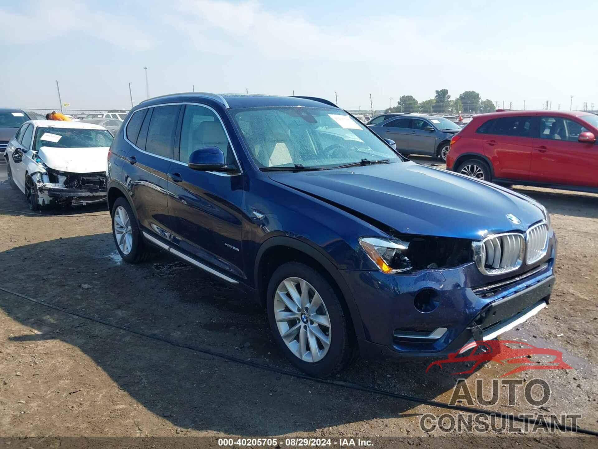 BMW X3 2017 - 5UXWX9C52H0D96639