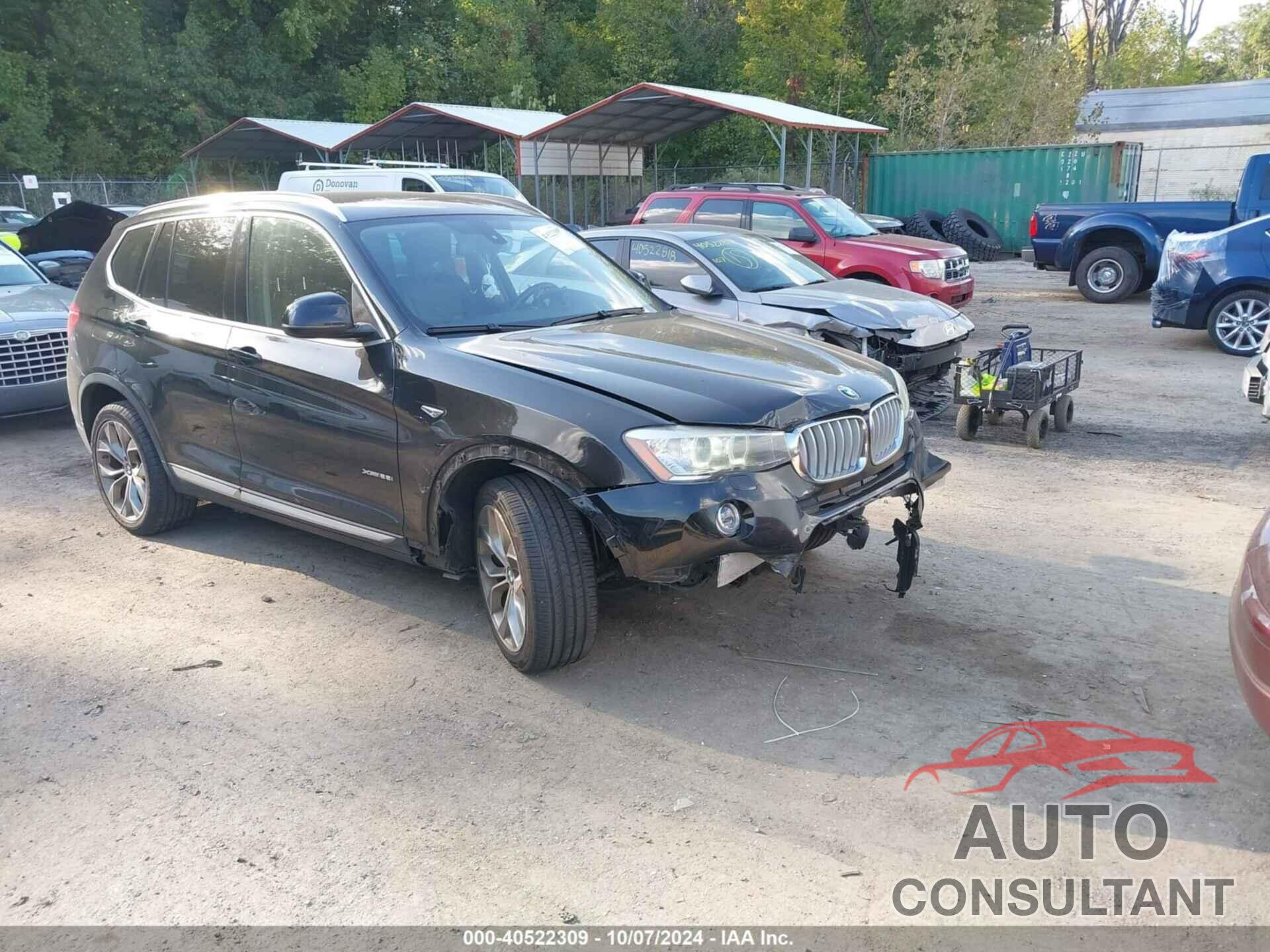 BMW X3 2016 - 5UXWX9C57G0D85702