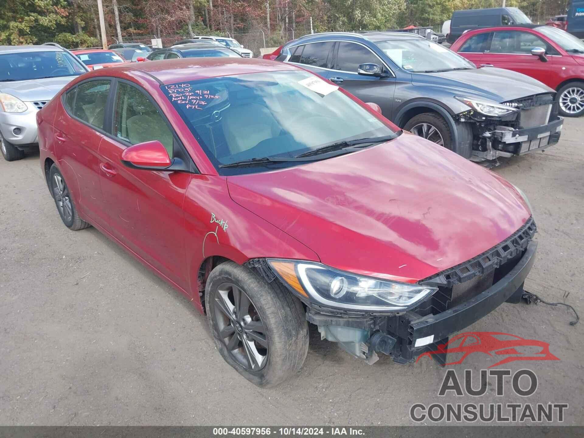 HYUNDAI ELANTRA 2017 - 5NPD84LF1HH193890