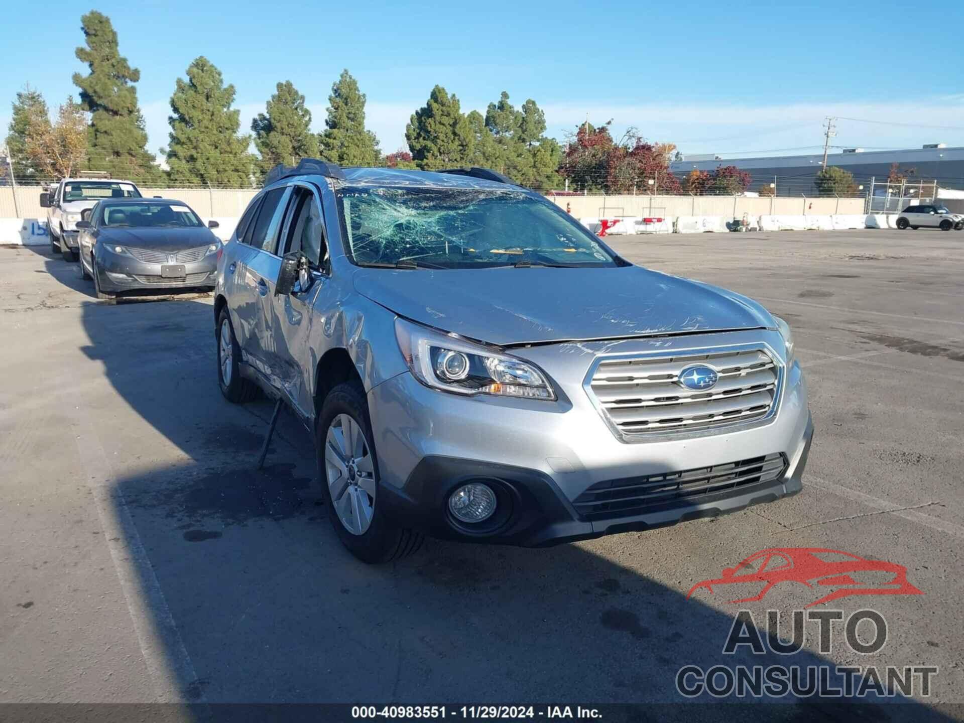 SUBARU OUTBACK 2016 - 4S4BSACC8G3338538