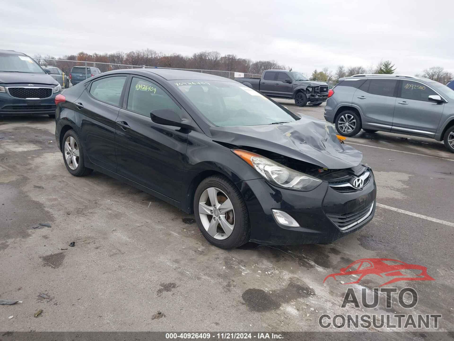 HYUNDAI ELANTRA 2013 - 5NPDH4AE7DH369765