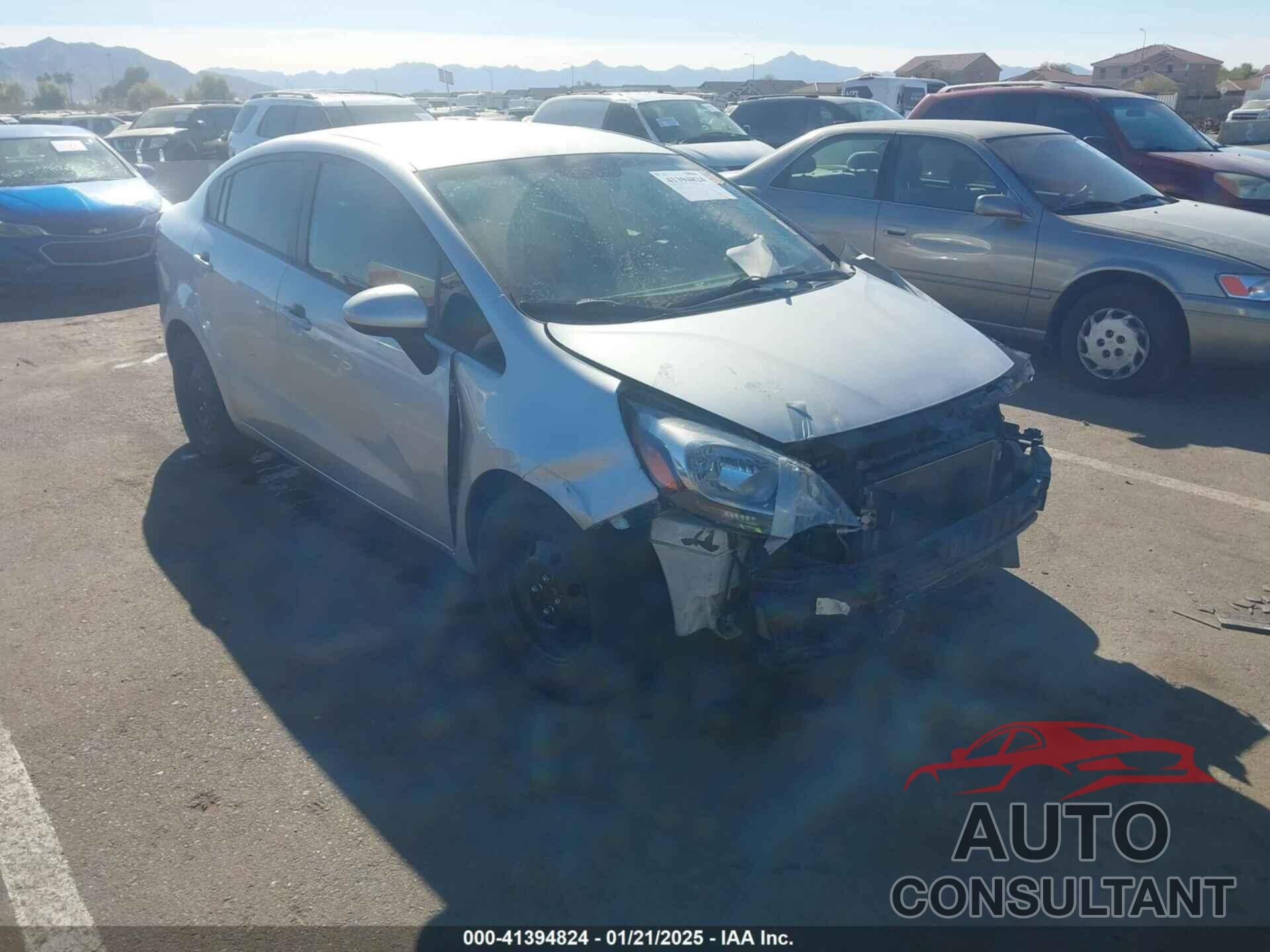 KIA RIO 2012 - KNADM4A3XC6089158
