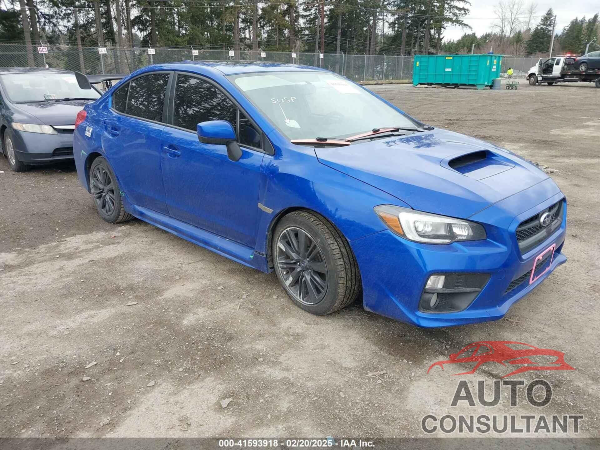 SUBARU WRX 2015 - JF1VA1G63F9824930