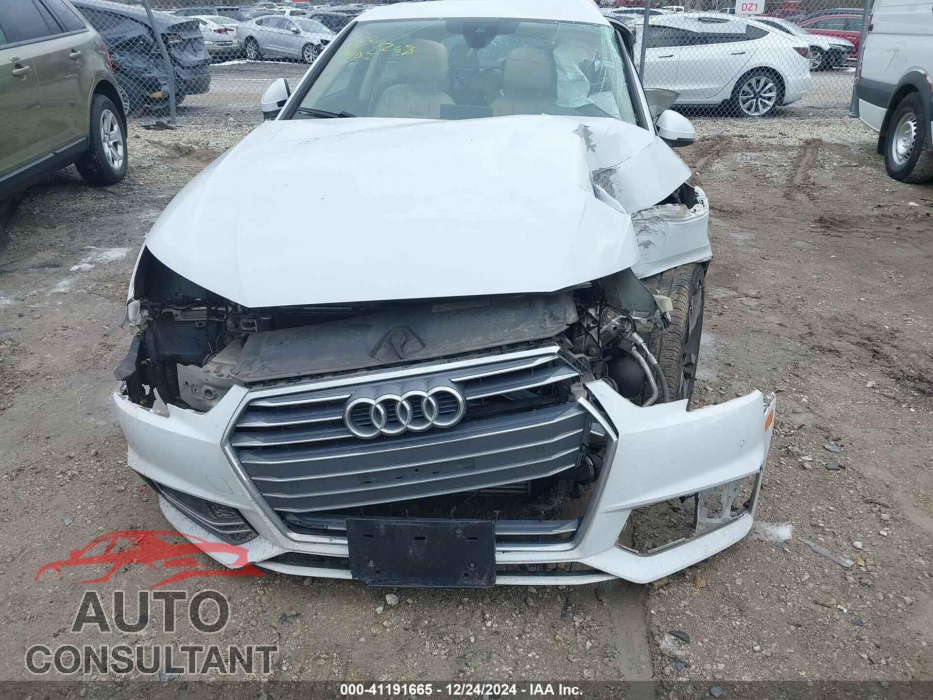 AUDI A4 2018 - WAULMAF49JA113858