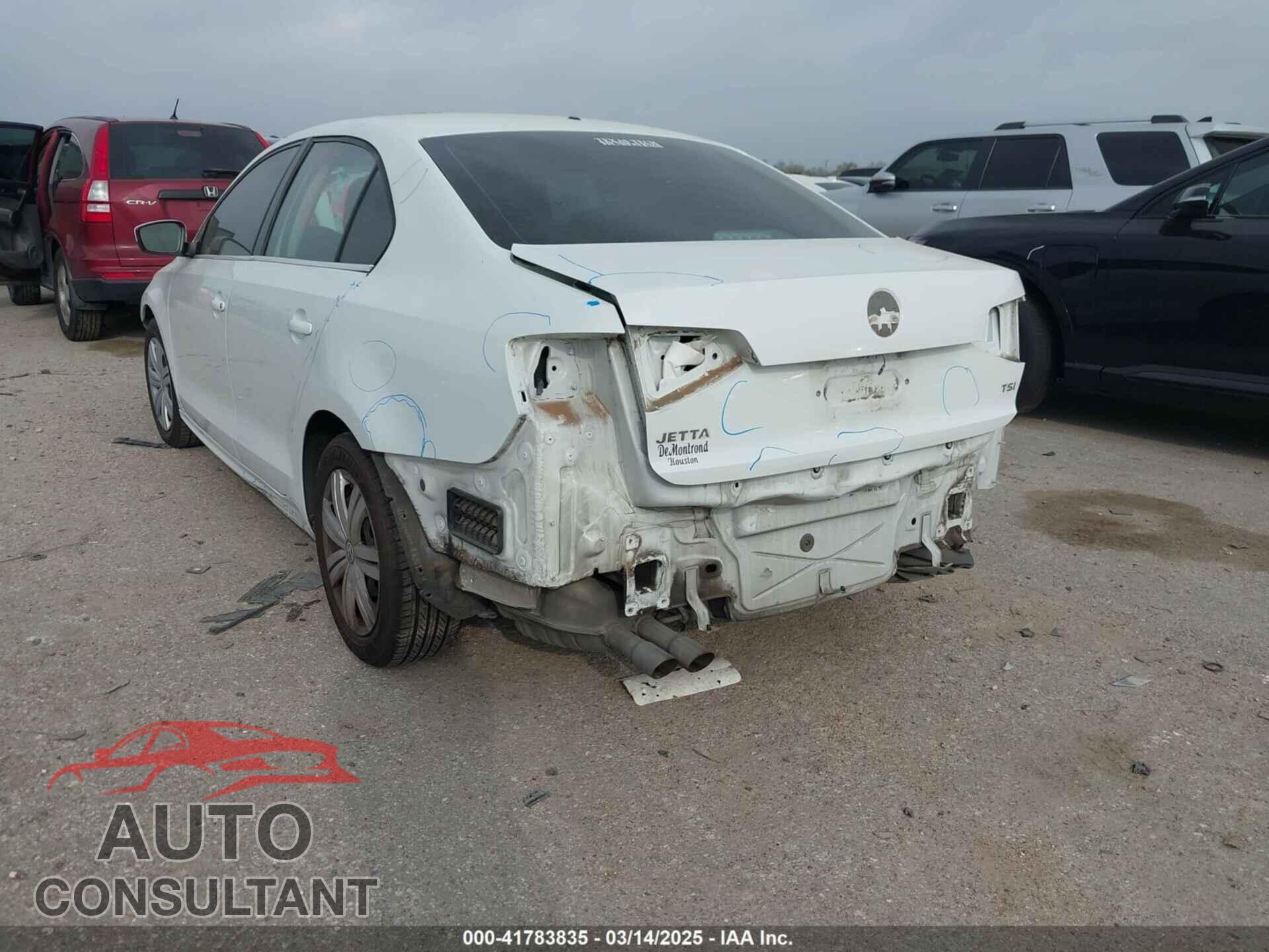 VOLKSWAGEN JETTA 2017 - 3VW2B7AJ3HM349002