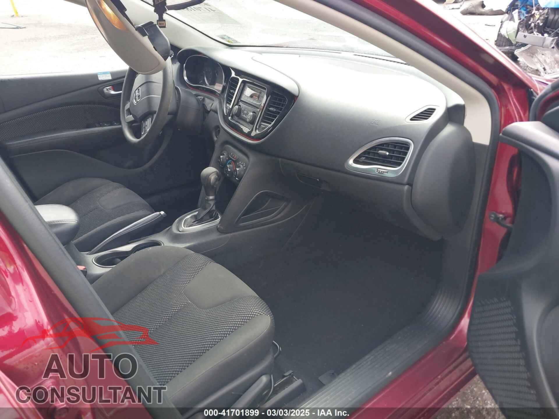 DODGE DART 2015 - 1C3CDFAA1FD345605