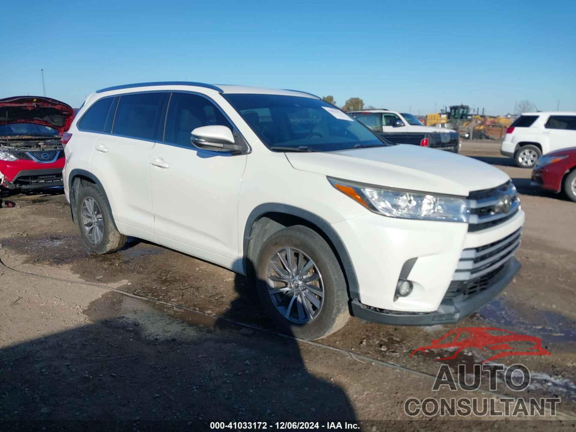 TOYOTA HIGHLANDER 2017 - 5TDJZRFH2HS515439