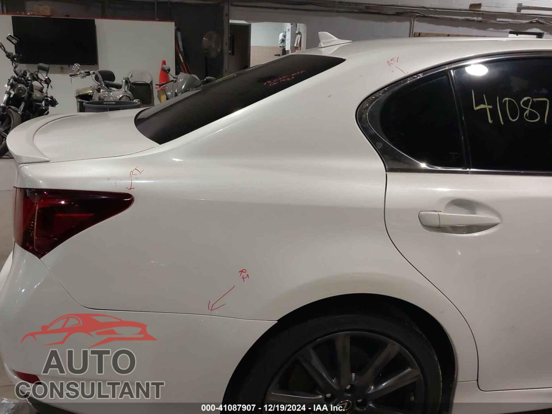 LEXUS GS 2013 - JTHCE1BL3D5009116