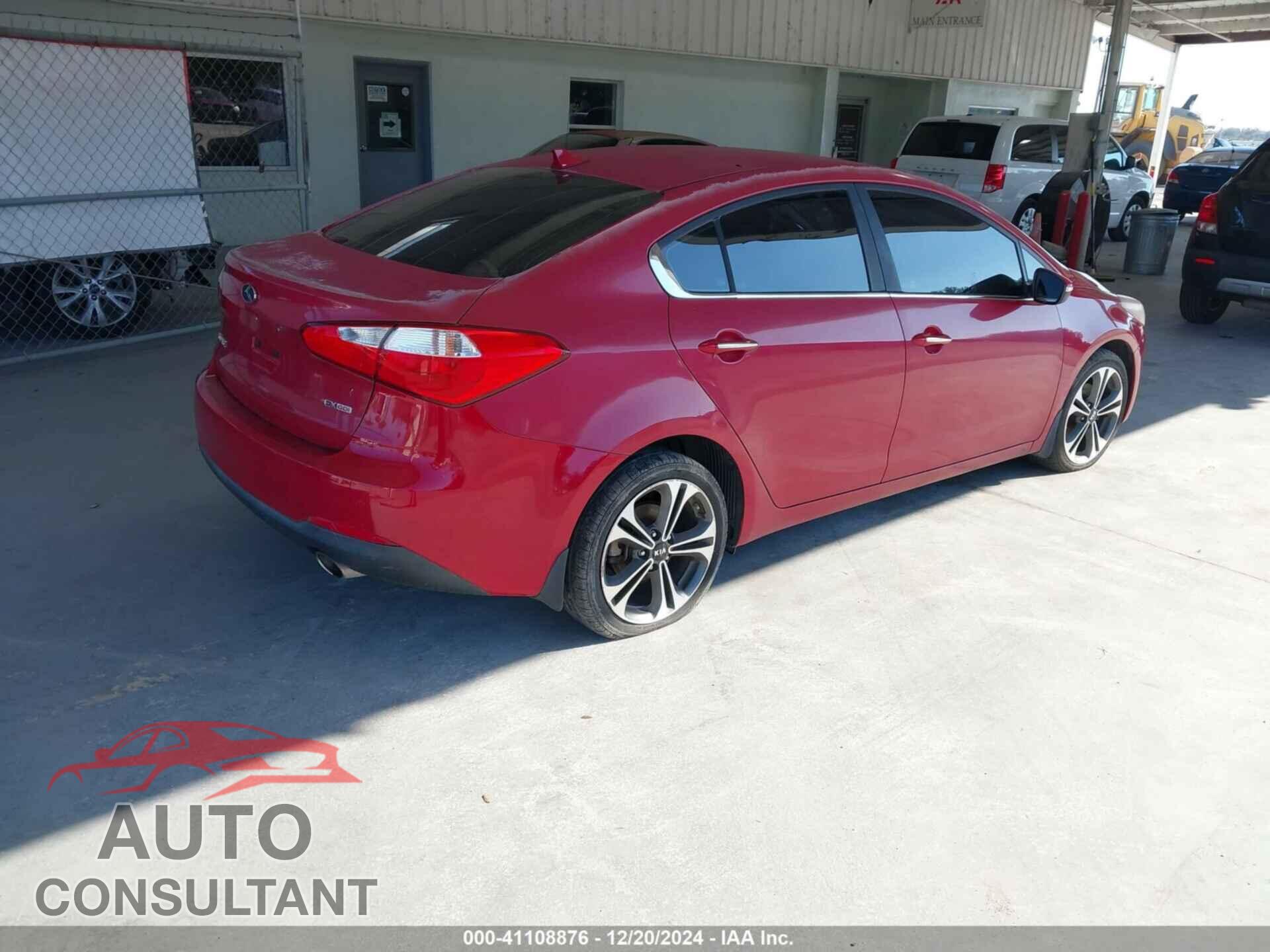 KIA FORTE 2014 - KNAFX4A87E5084651