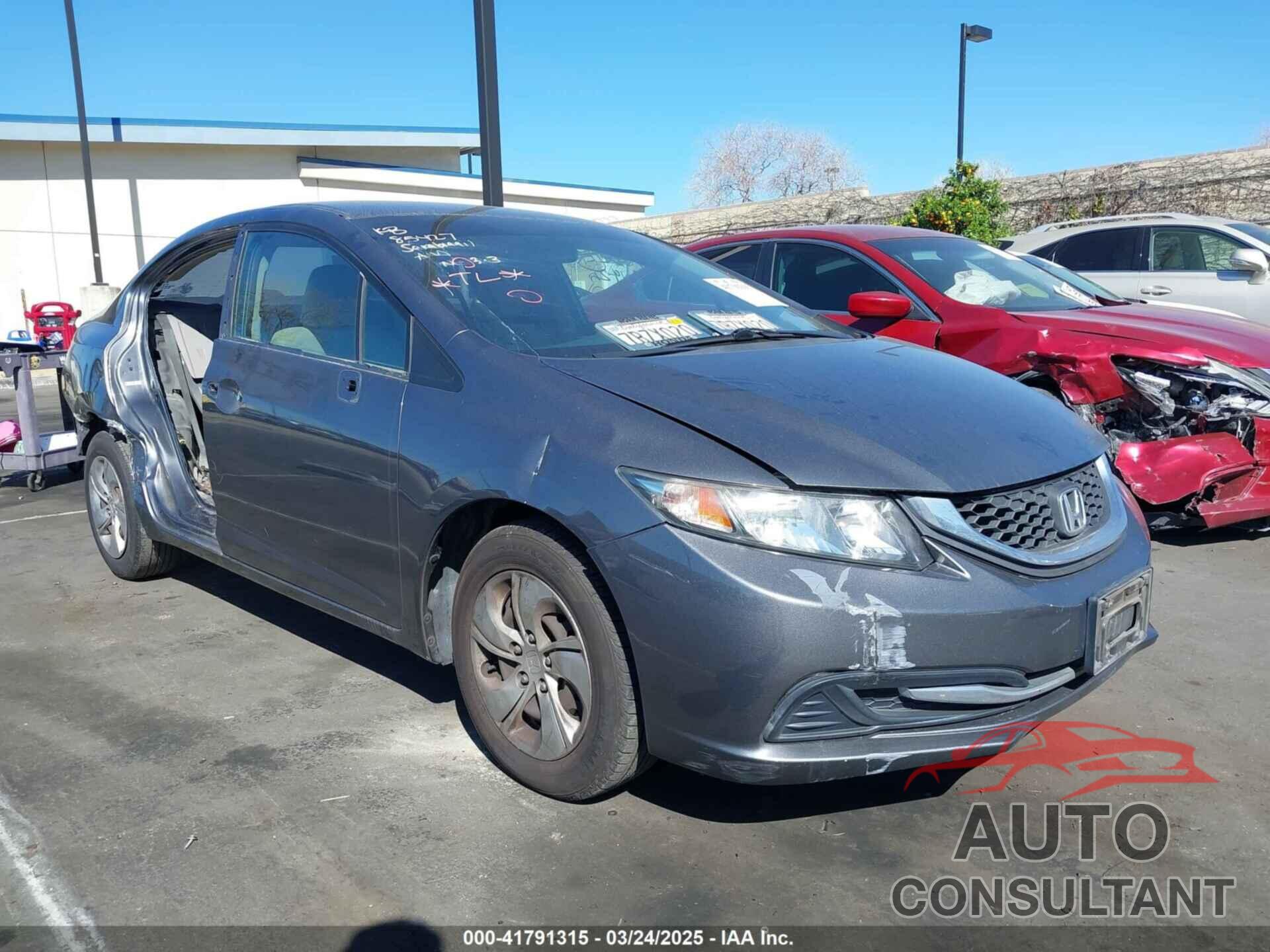 HONDA CIVIC 2013 - 19XFB2F55DE265738