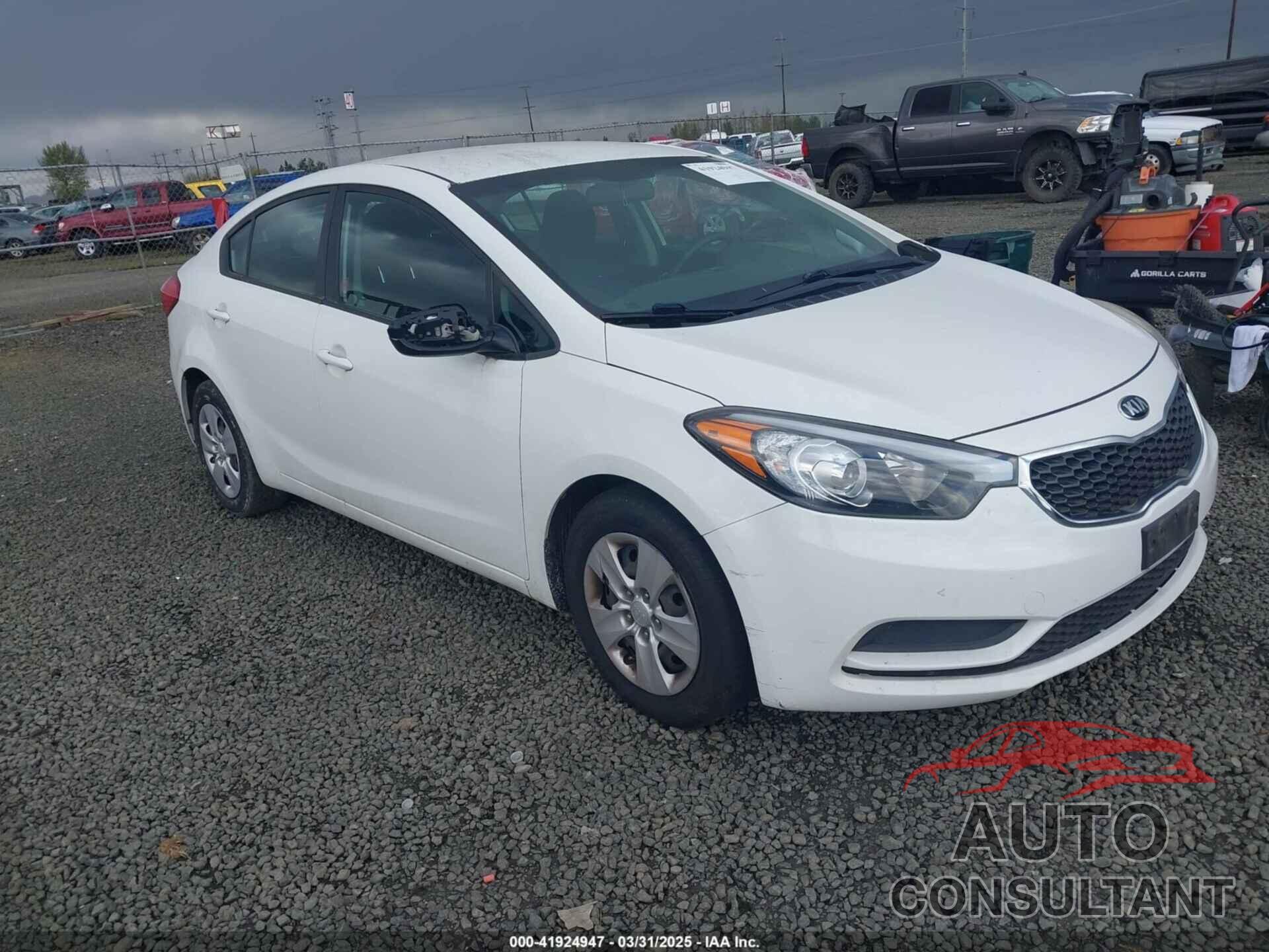 KIA FORTE 2016 - KNAFK4A64G5619676