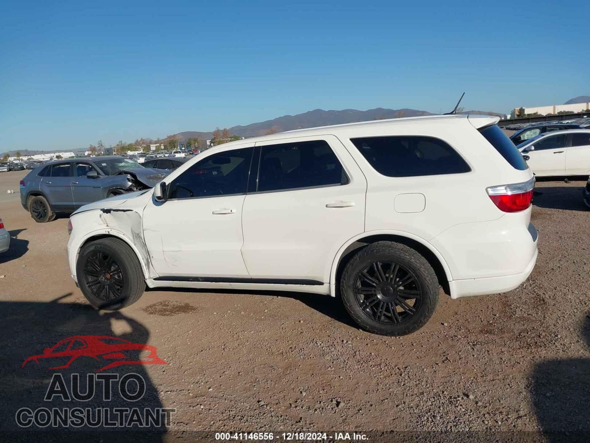 DODGE DURANGO 2012 - 1C4RDHAGXCC257238
