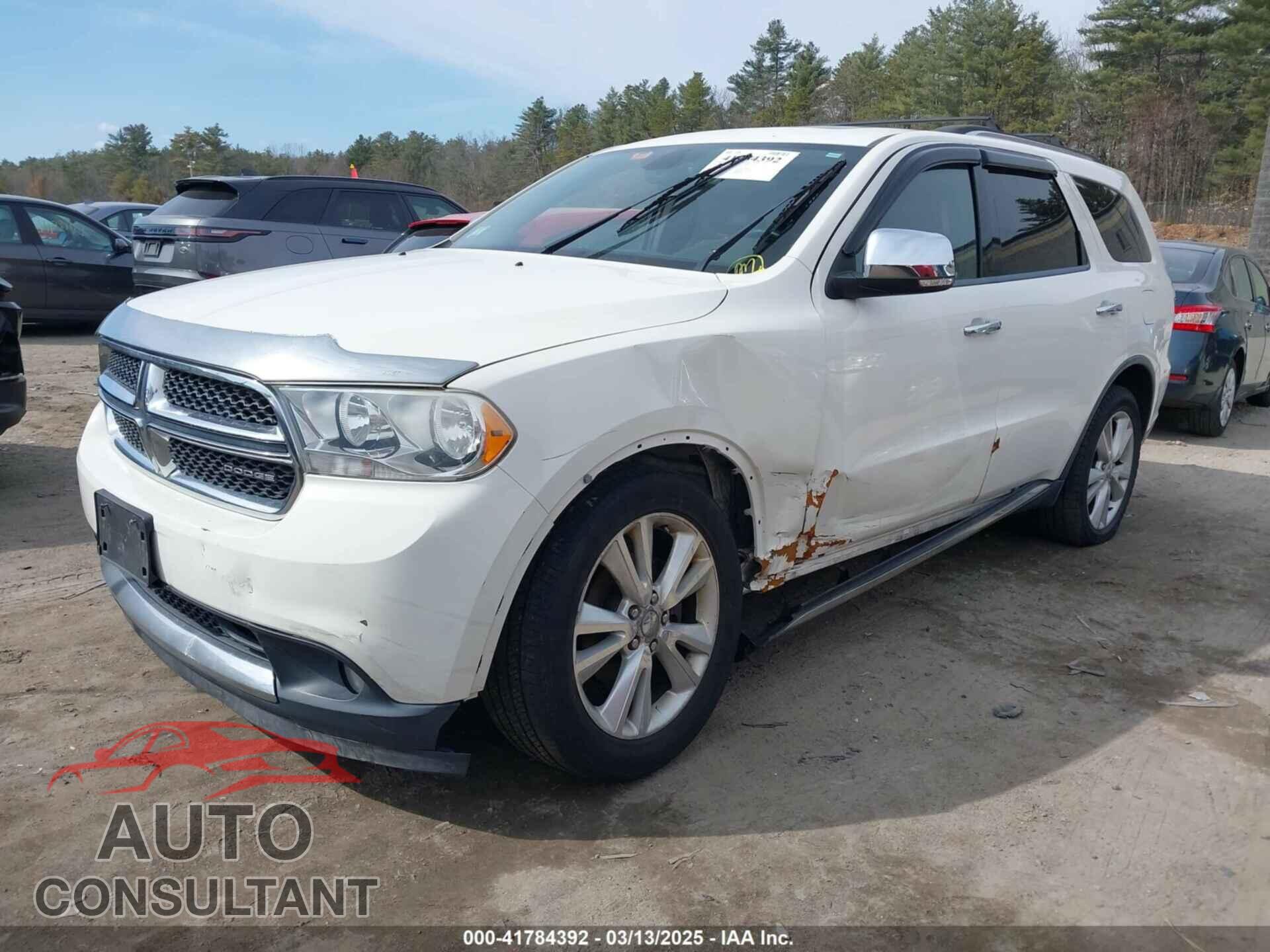 DODGE DURANGO 2011 - 1D4RE4GGXBC734135