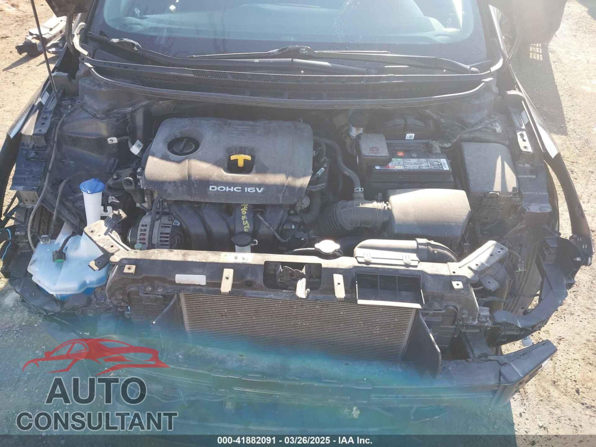 KIA FORTE 2017 - 3KPFL4A7XHE070886