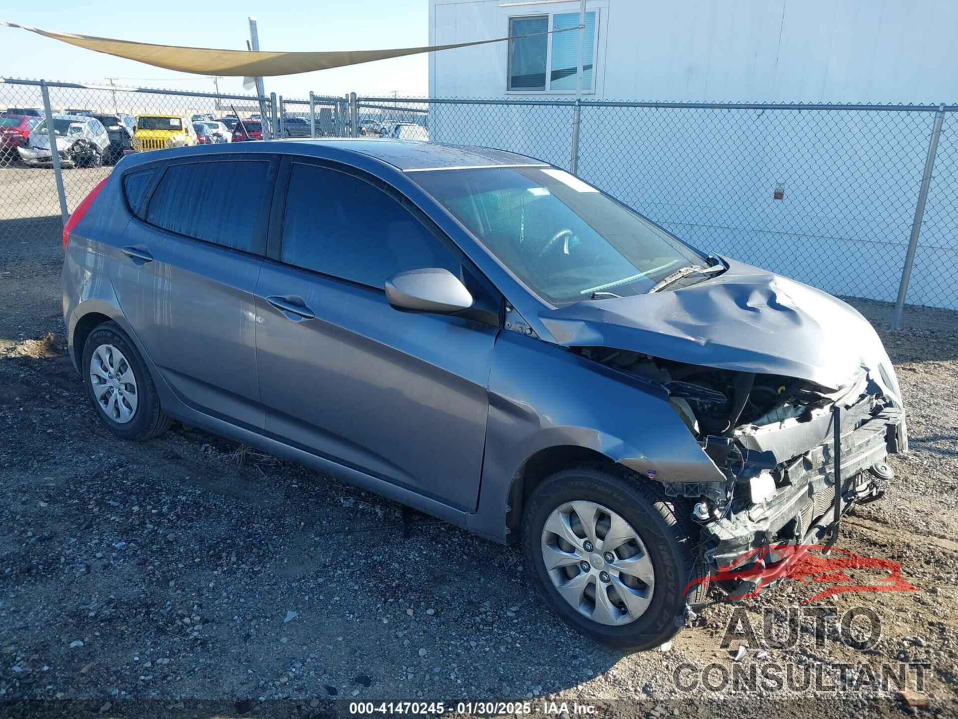 HYUNDAI ACCENT 2017 - KMHCT5AE8HU343148