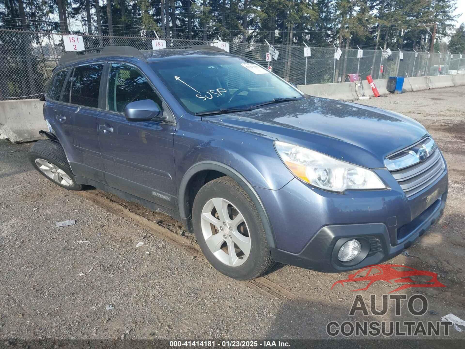 SUBARU OUTBACK 2014 - 4S4BRBCC9E3296038