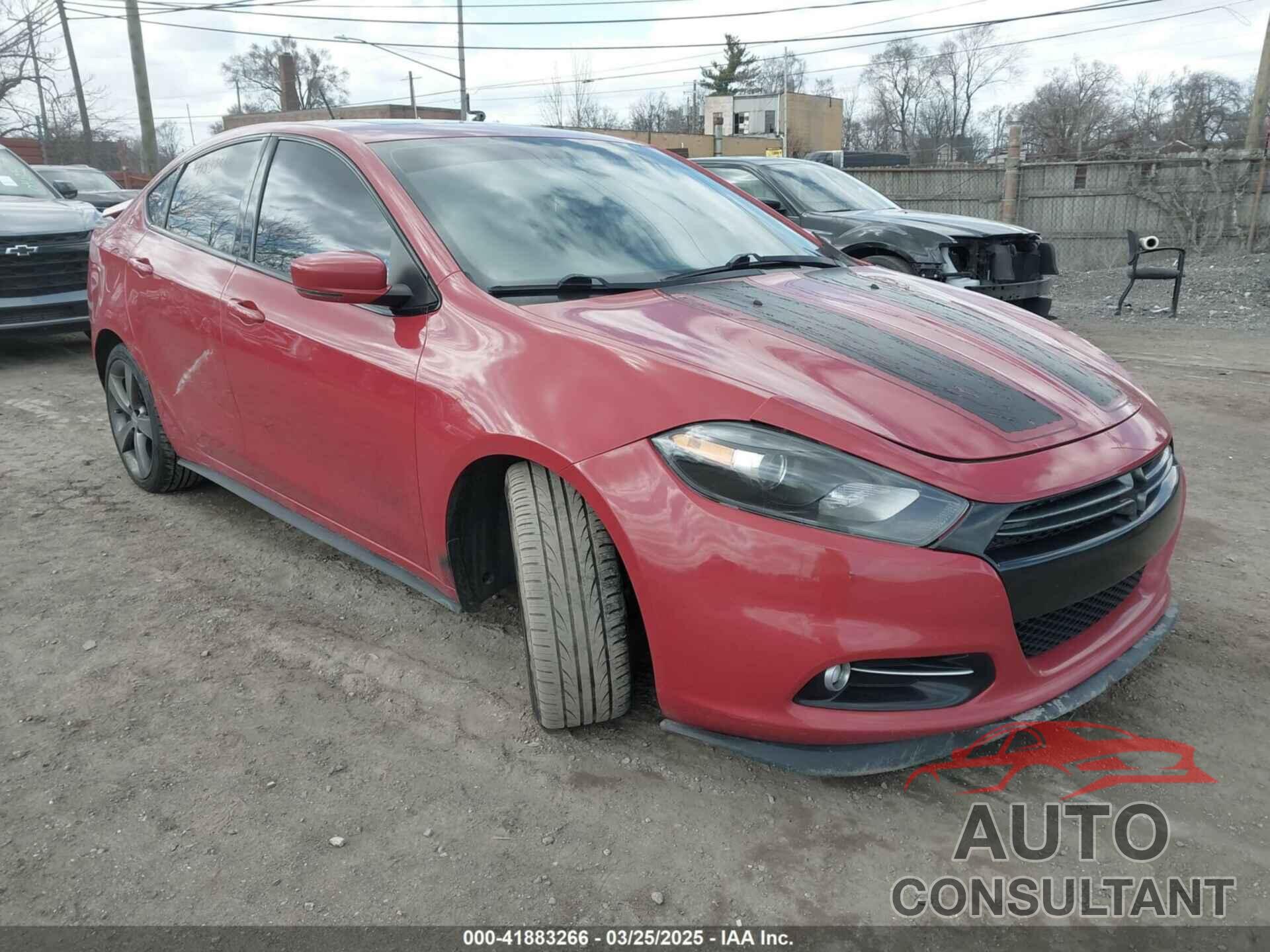DODGE DART 2015 - 1C3CDFEB3FD141987