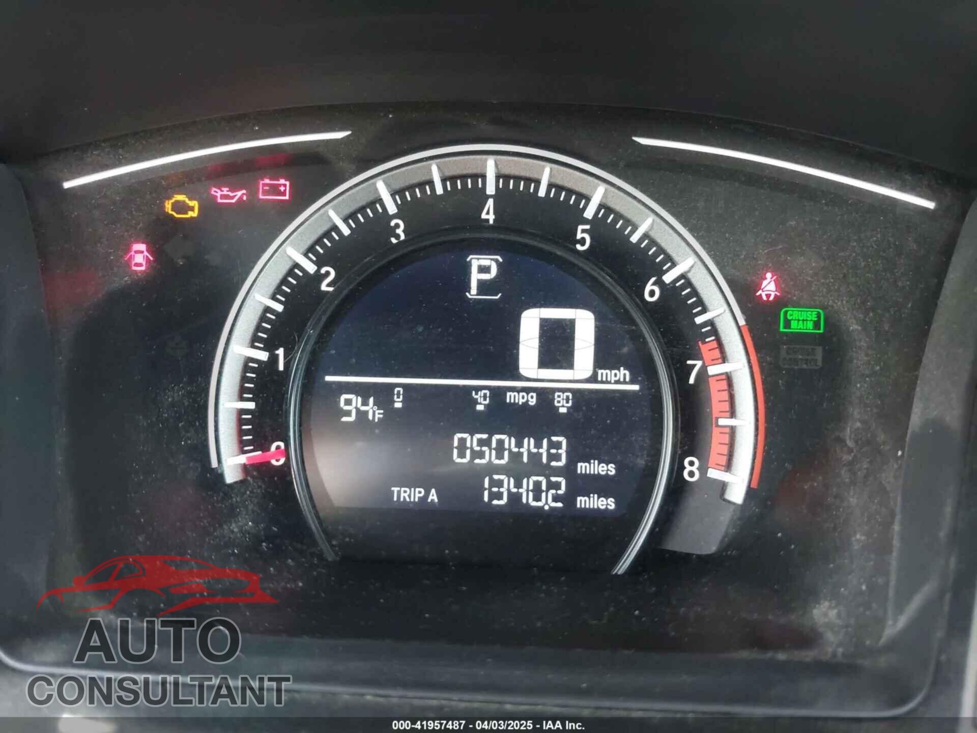 HONDA CIVIC 2017 - 19XFC2F55HE055840