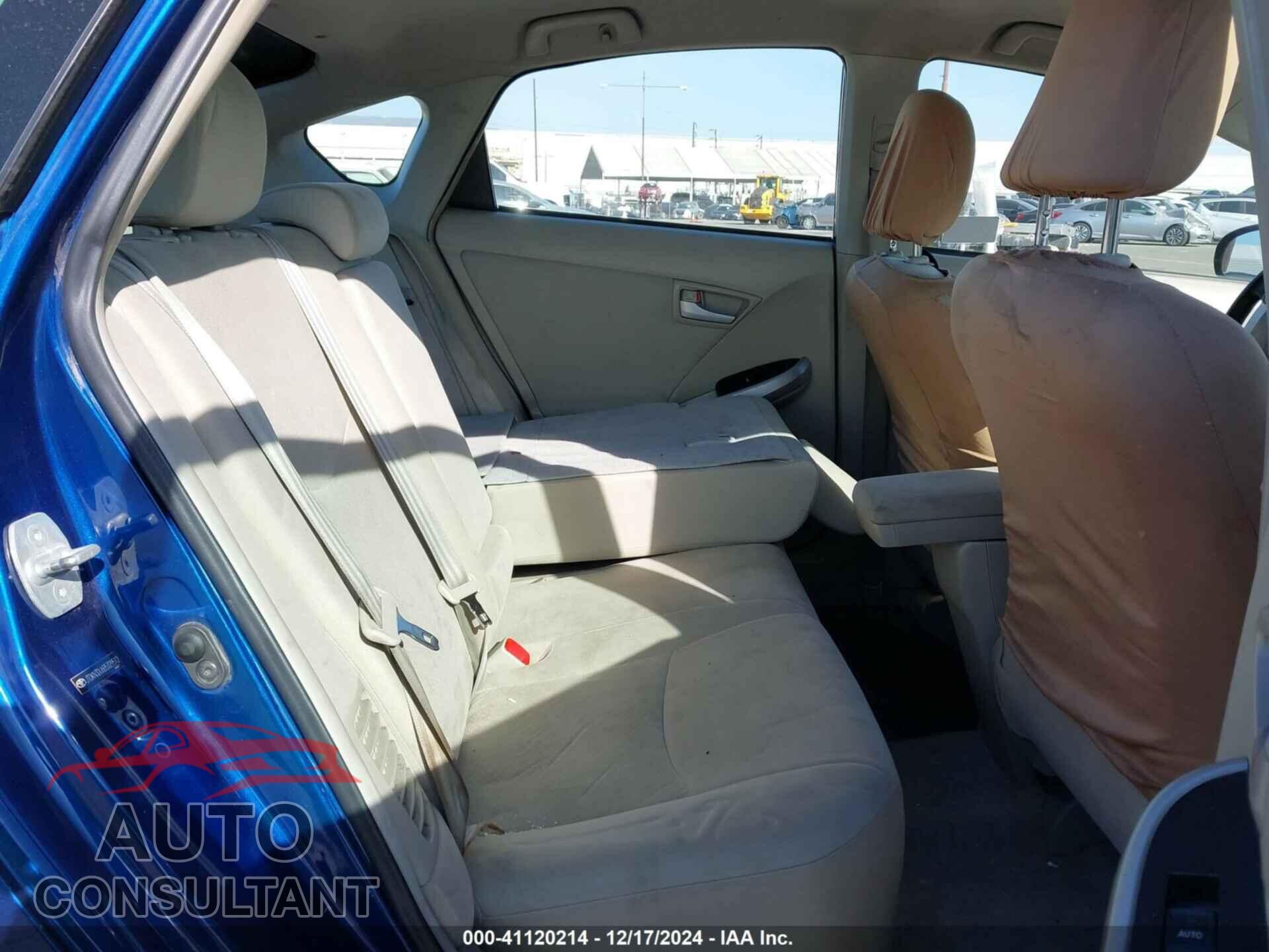 TOYOTA PRIUS 2011 - JTDKN3DU6B5329512