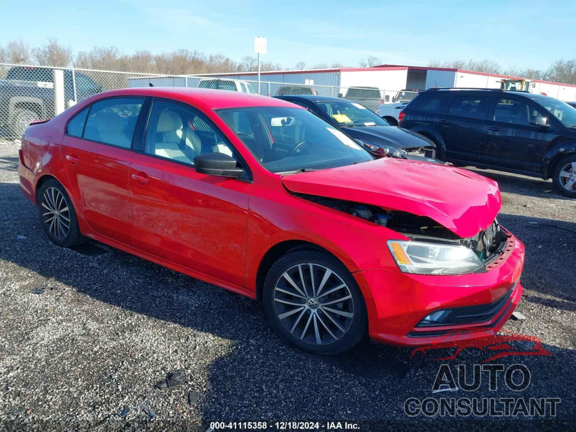 VOLKSWAGEN JETTA 2016 - 3VWD17AJ1GM384468